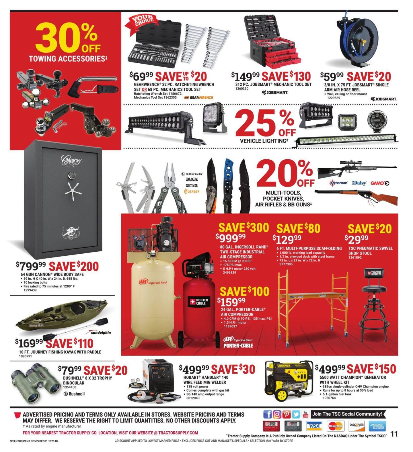 Tractor Supply Black Friday Sale Ad 2020