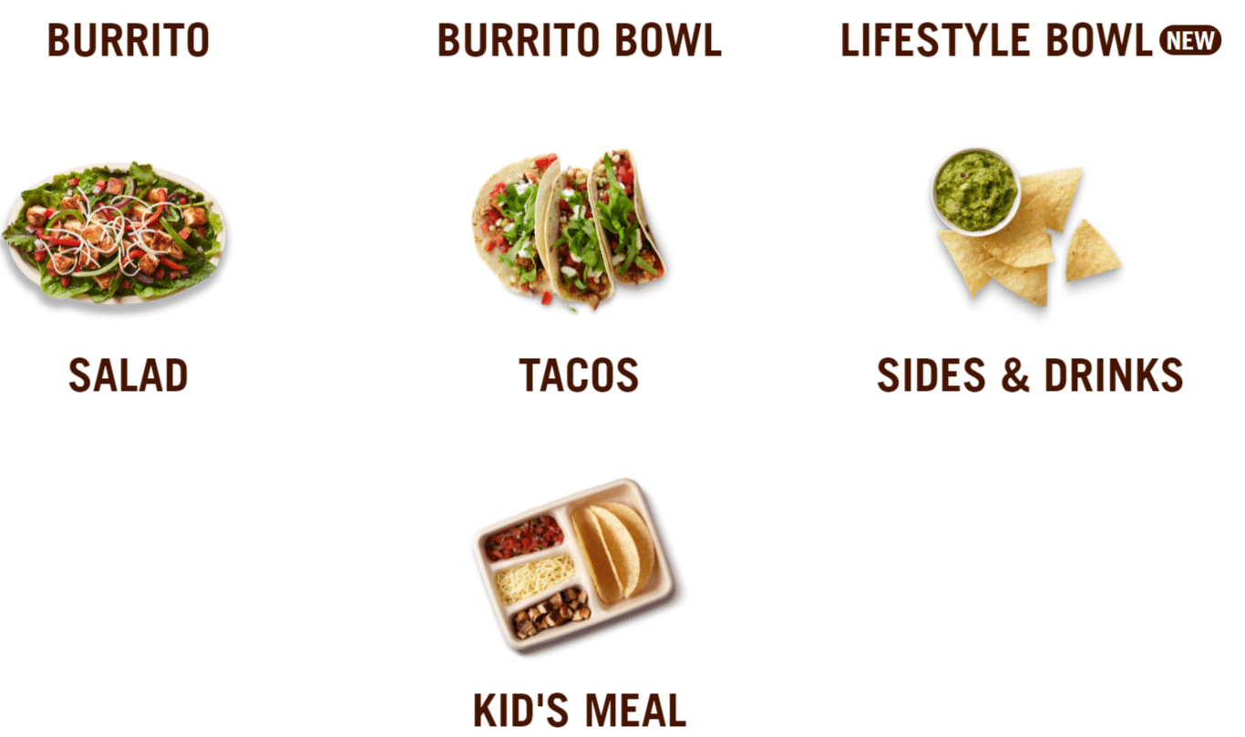 chipotle menu deals advertisement