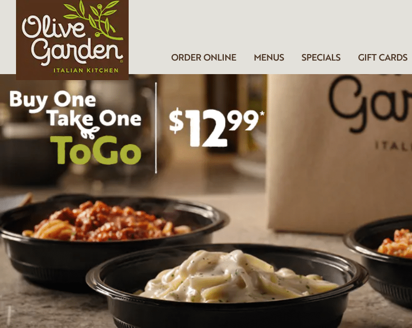 Olive Garden Menu and Specials