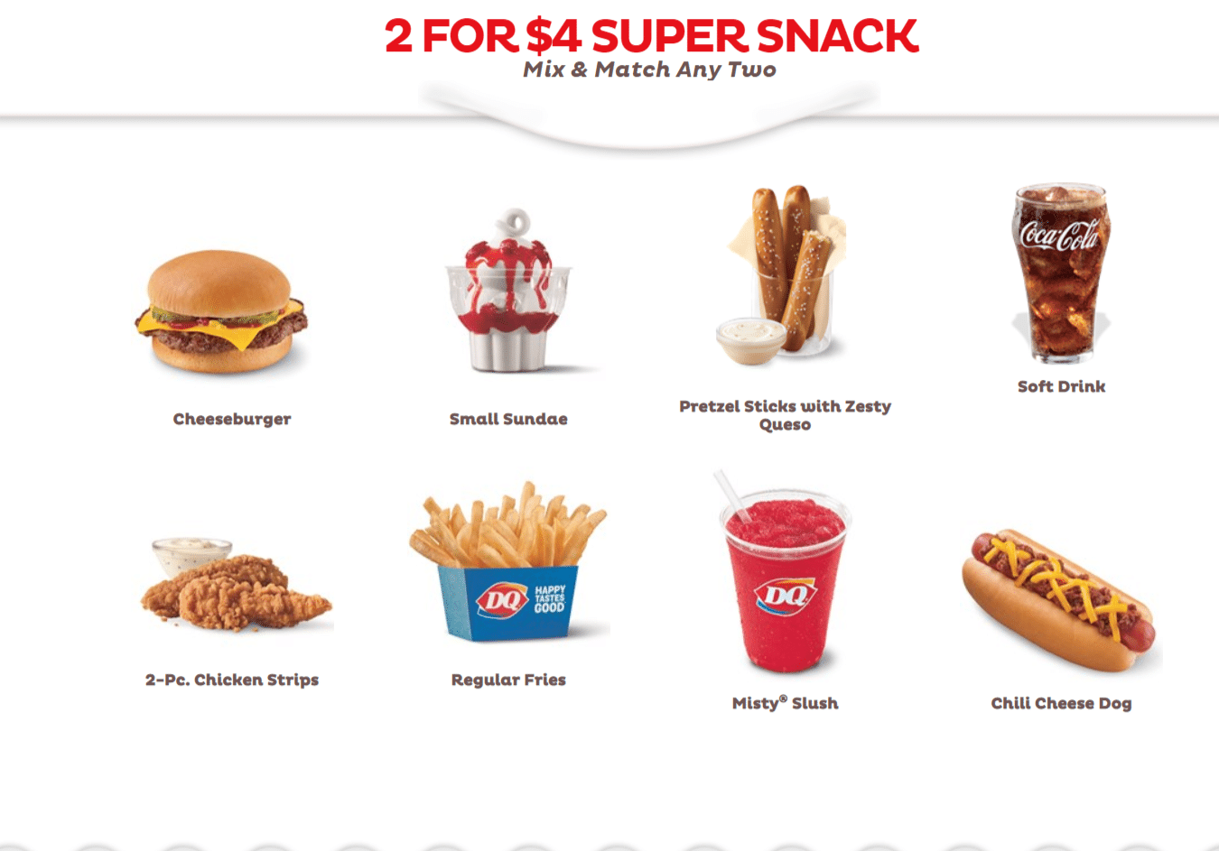 Printable Dairy Queen Menu With Prices