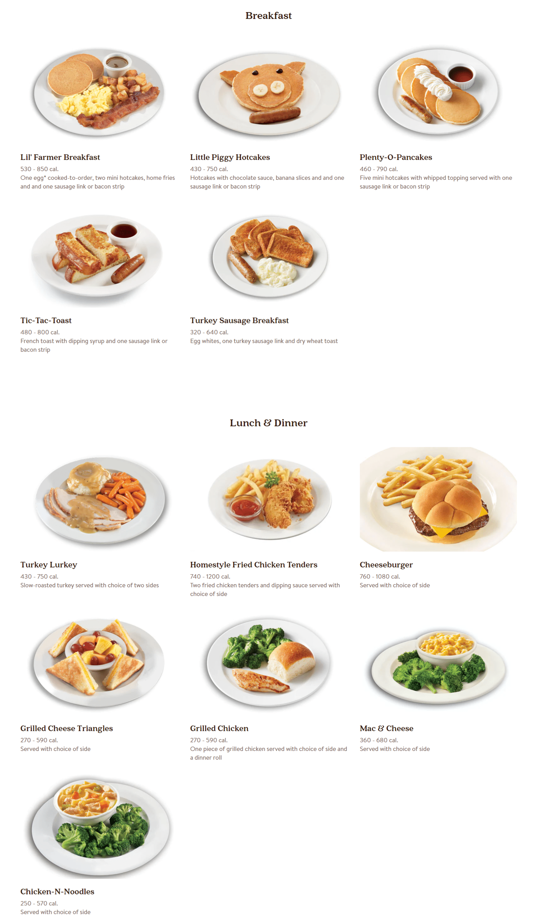 Bob Evans Menu Printable Printable World Holiday