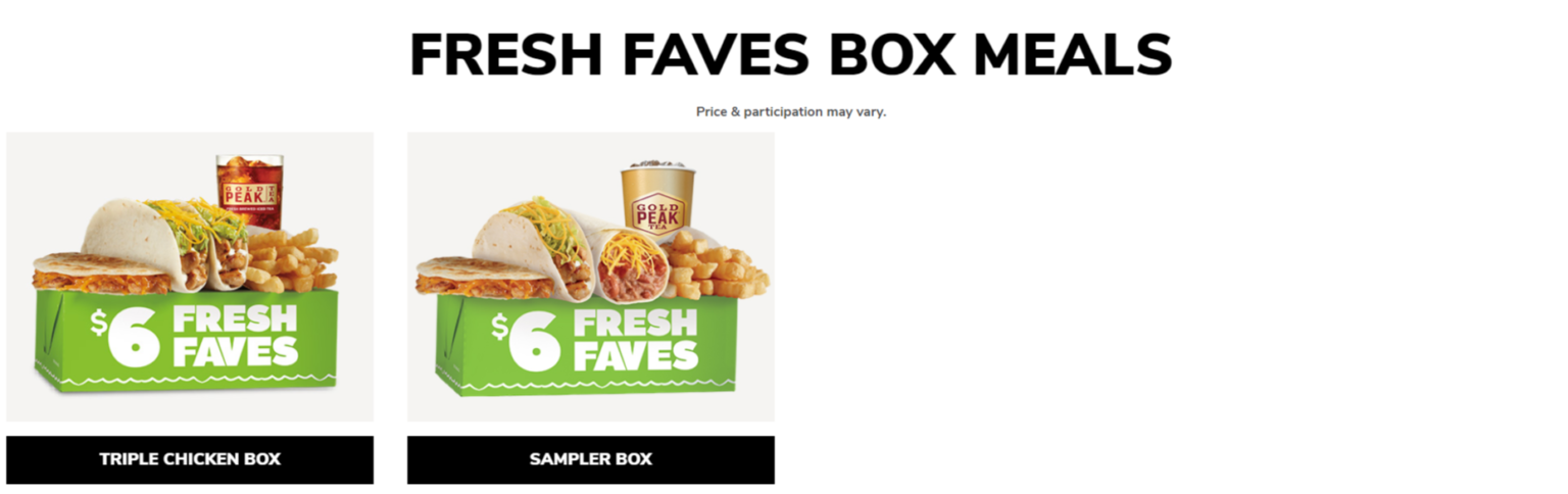 Del Taco Menu and Specials