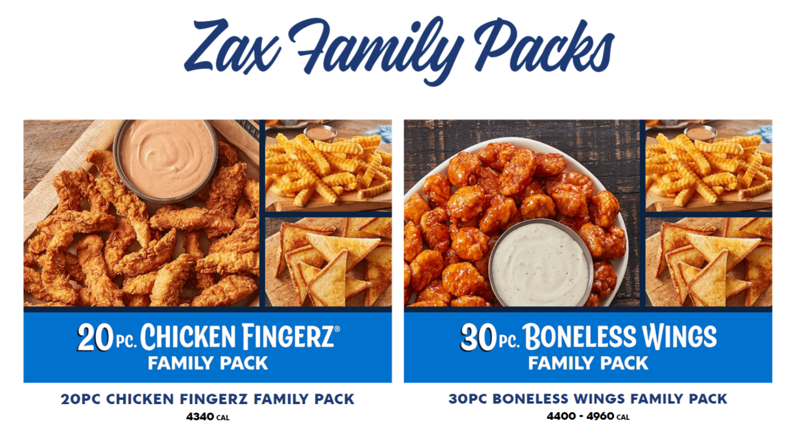 Zaxby's Menu and Specials