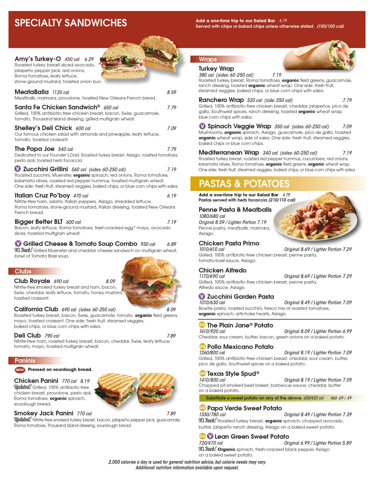 Jason s Deli Printable Menu