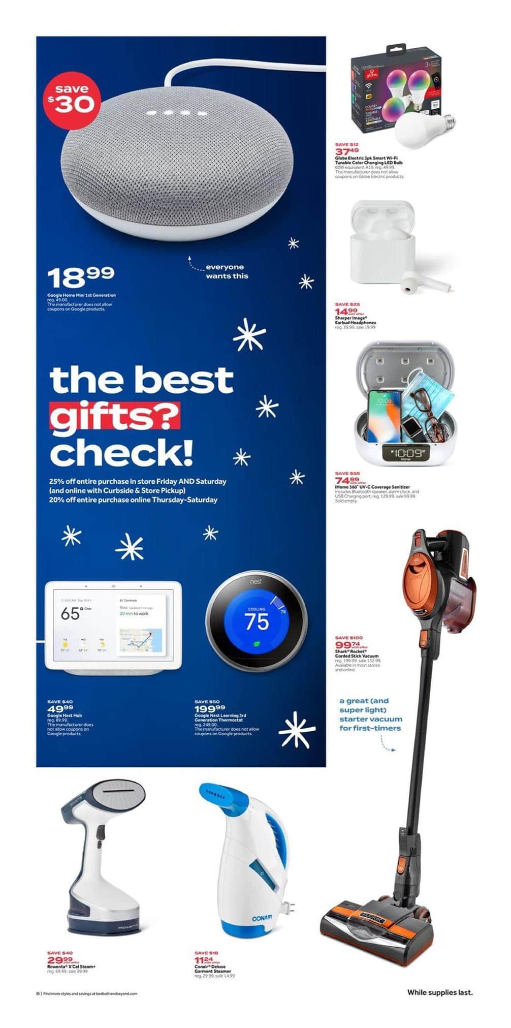 bed bath beyond black friday