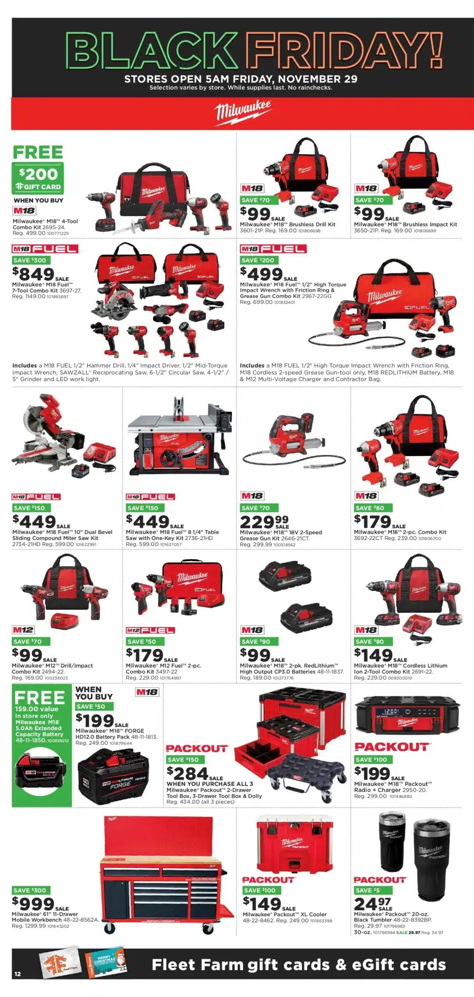 Fleet Farm Black Friday Ad Sale 2025