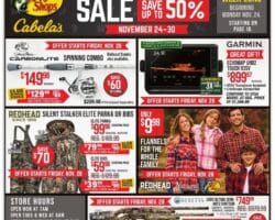 Cabela's Black Friday Ad Sale 2025