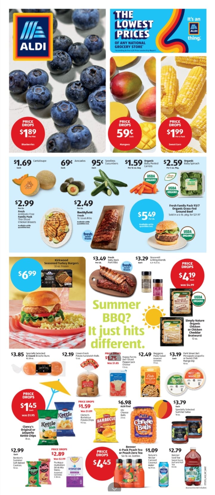 Aldi Weekly Ad July 23 - July 29, 2025