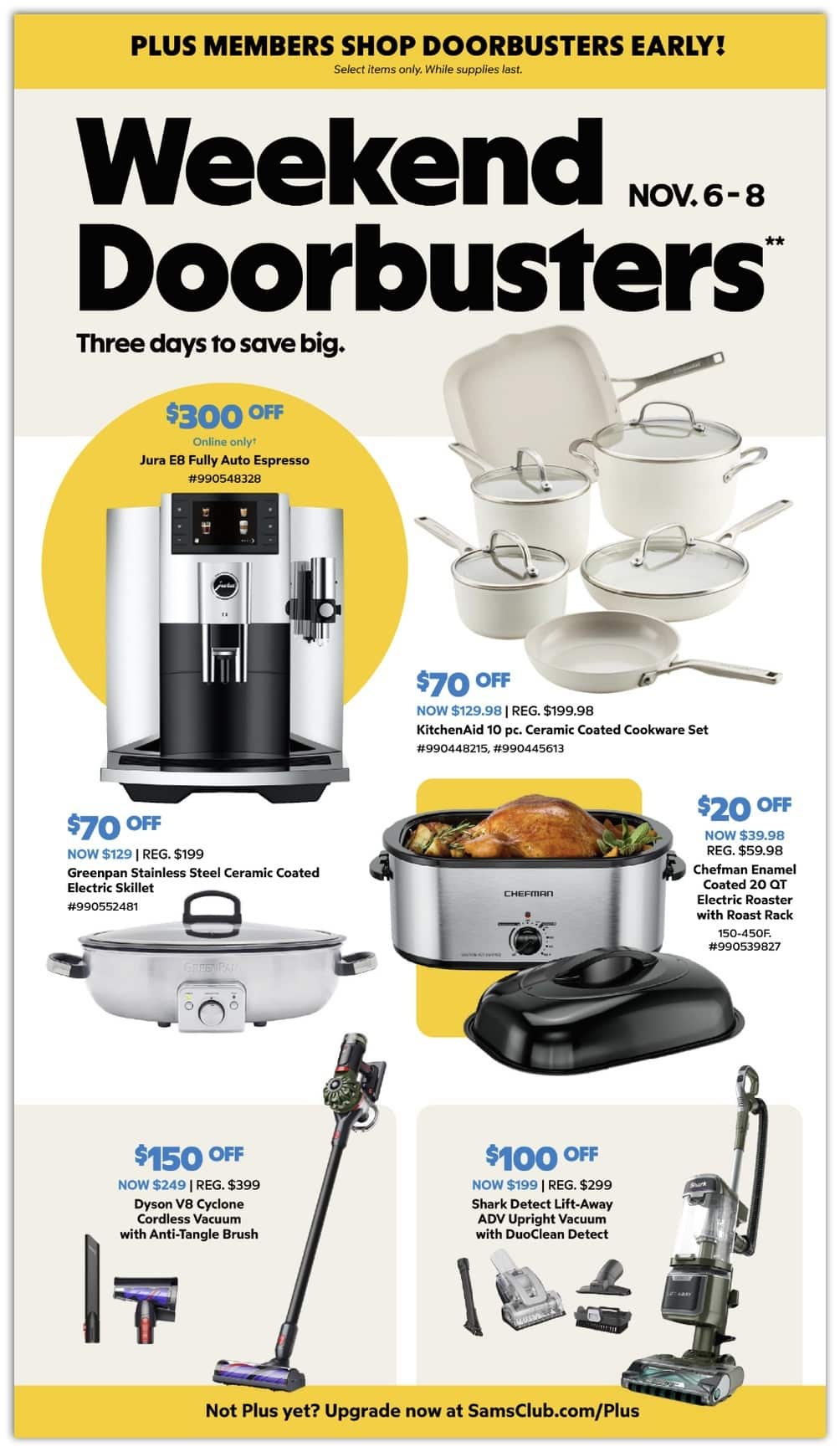 Sam's Club November Doorbusters Weekend Savings 2026