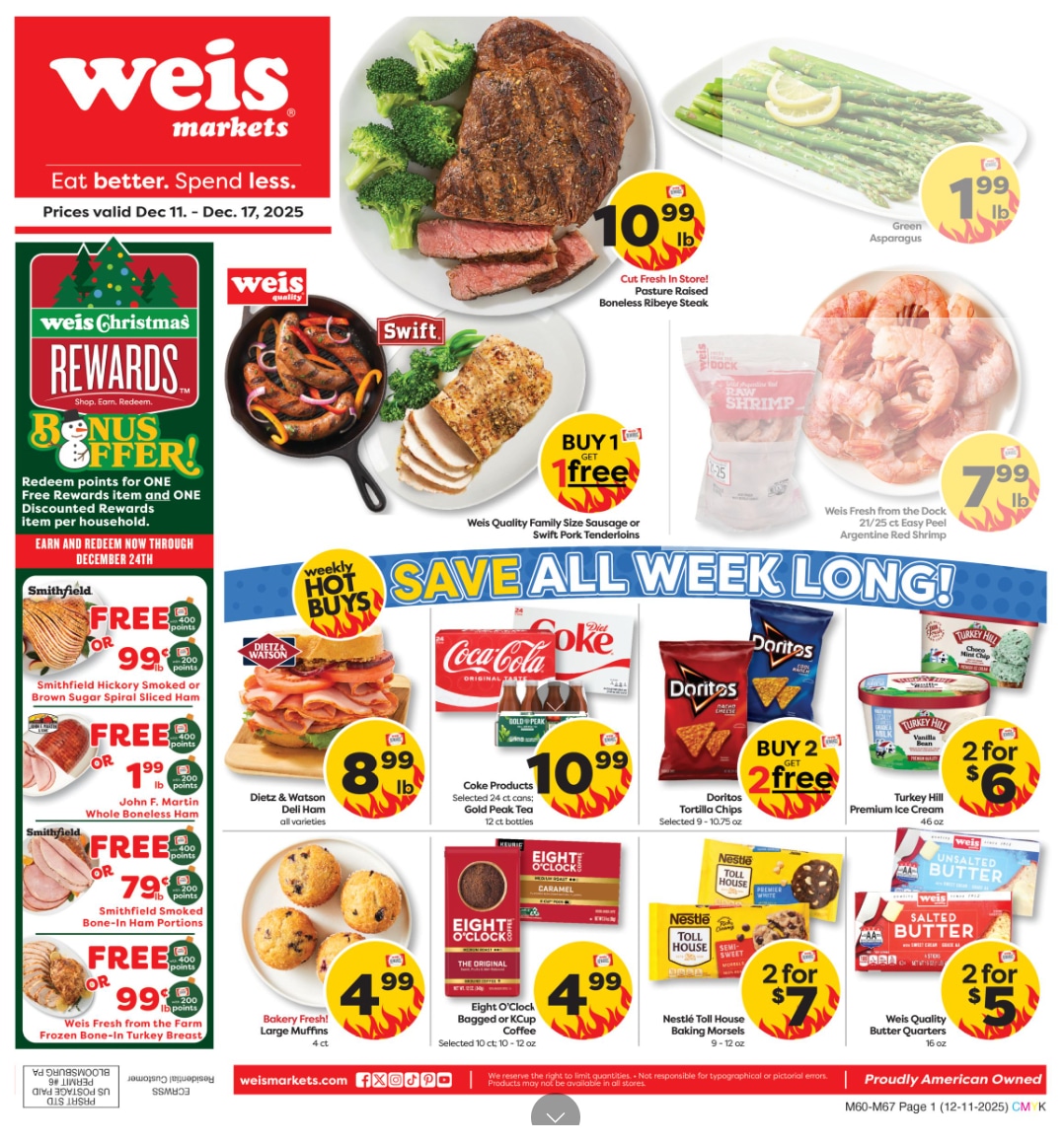Weis Markets Circular December 11 December 17, 2025