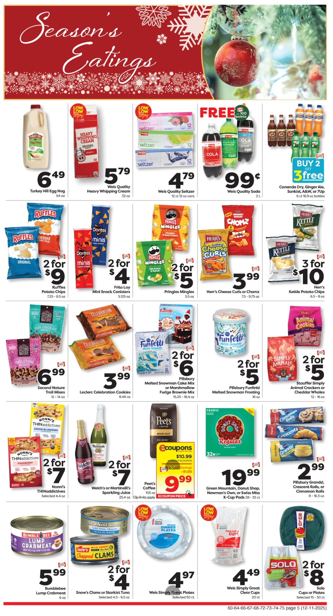 Weis Markets Circular December 11 December 17, 2025