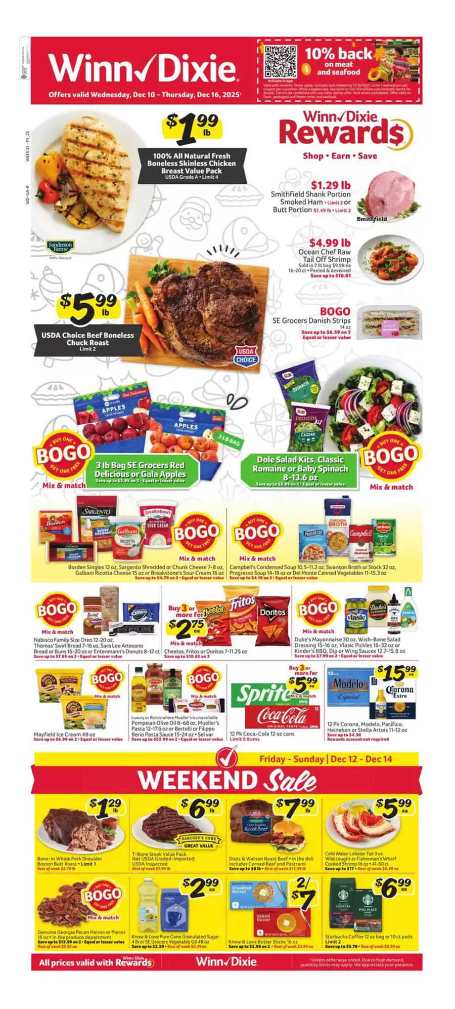 Winn Dixie Weekly Ad December 10 December 16, 2025