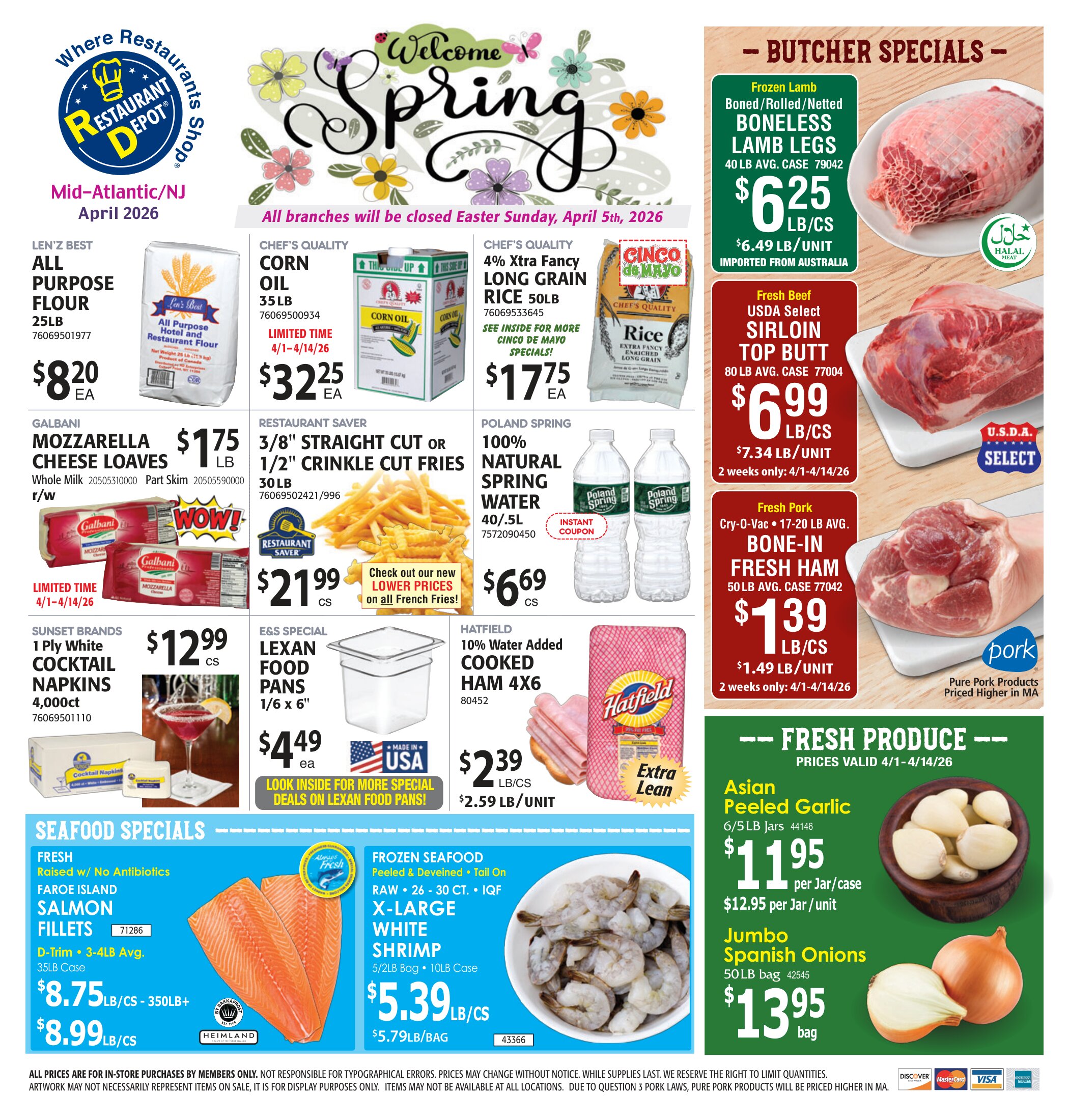 Restaurant Depot Monthly Ad