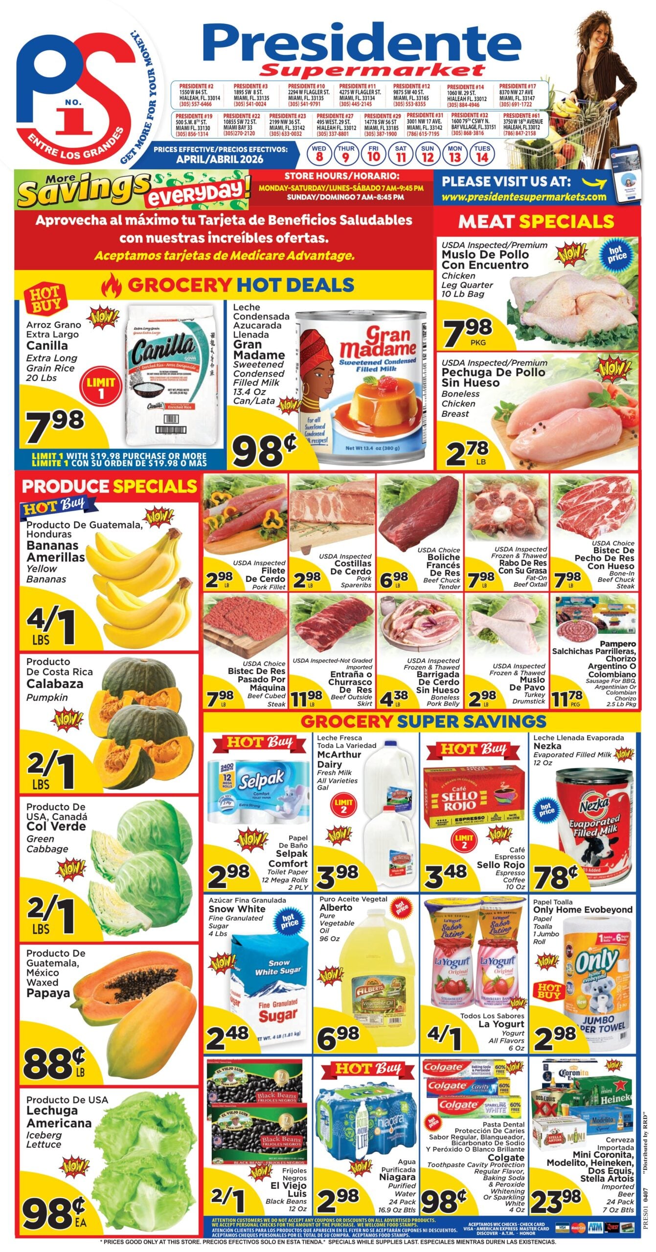 Presidente Supermarket Weekly Ad
