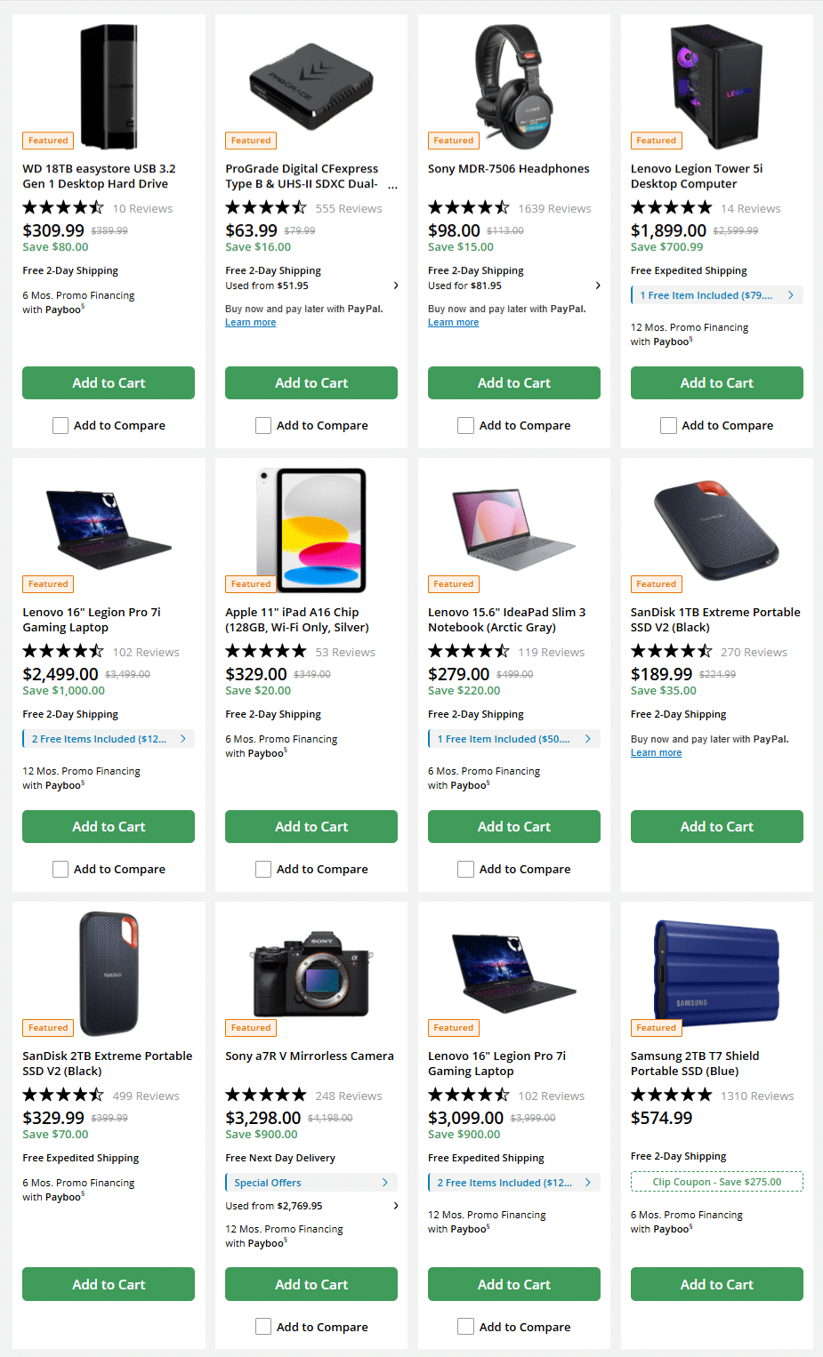 B&H Photo Video In Store Weekly Ad