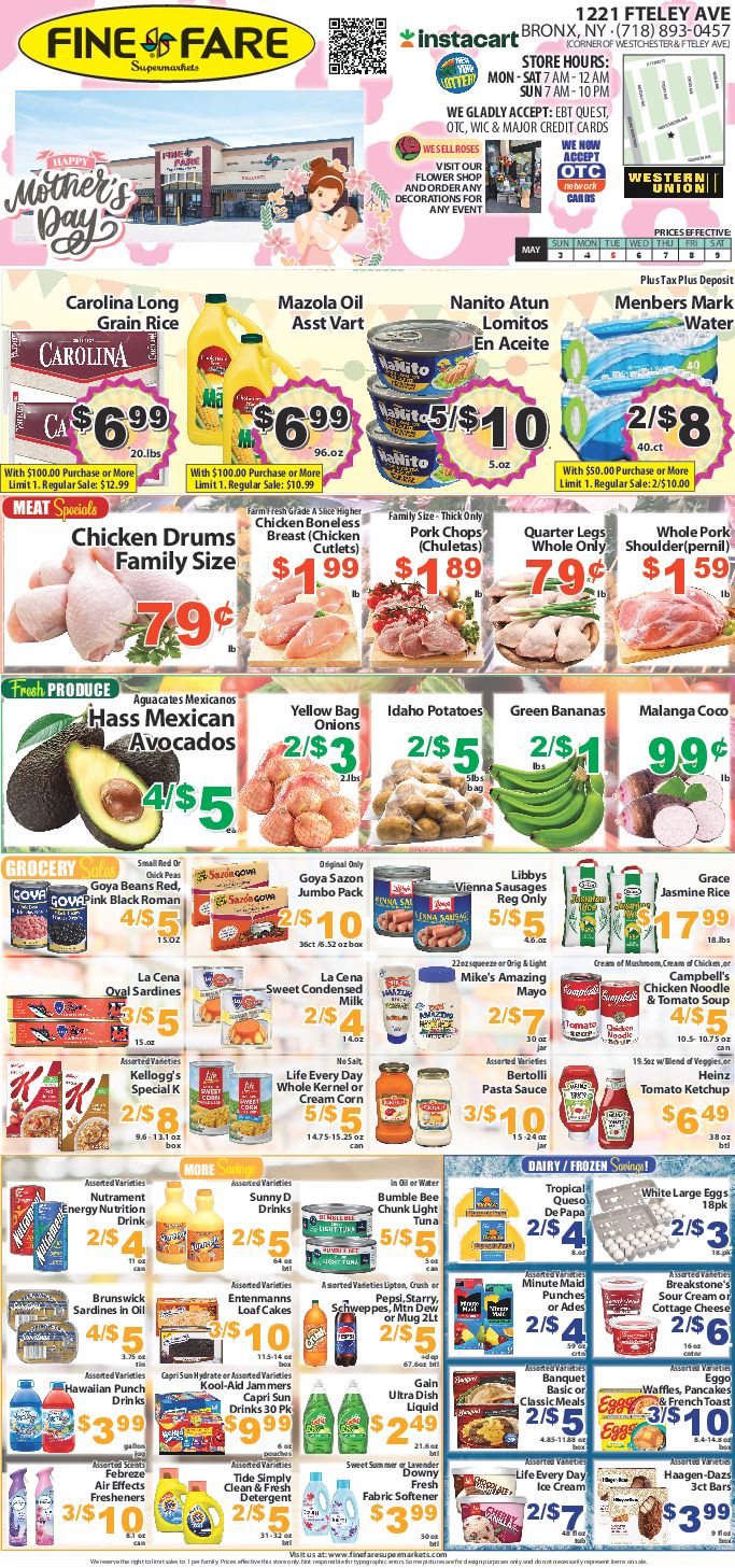 Fine Fare Weekly Circular