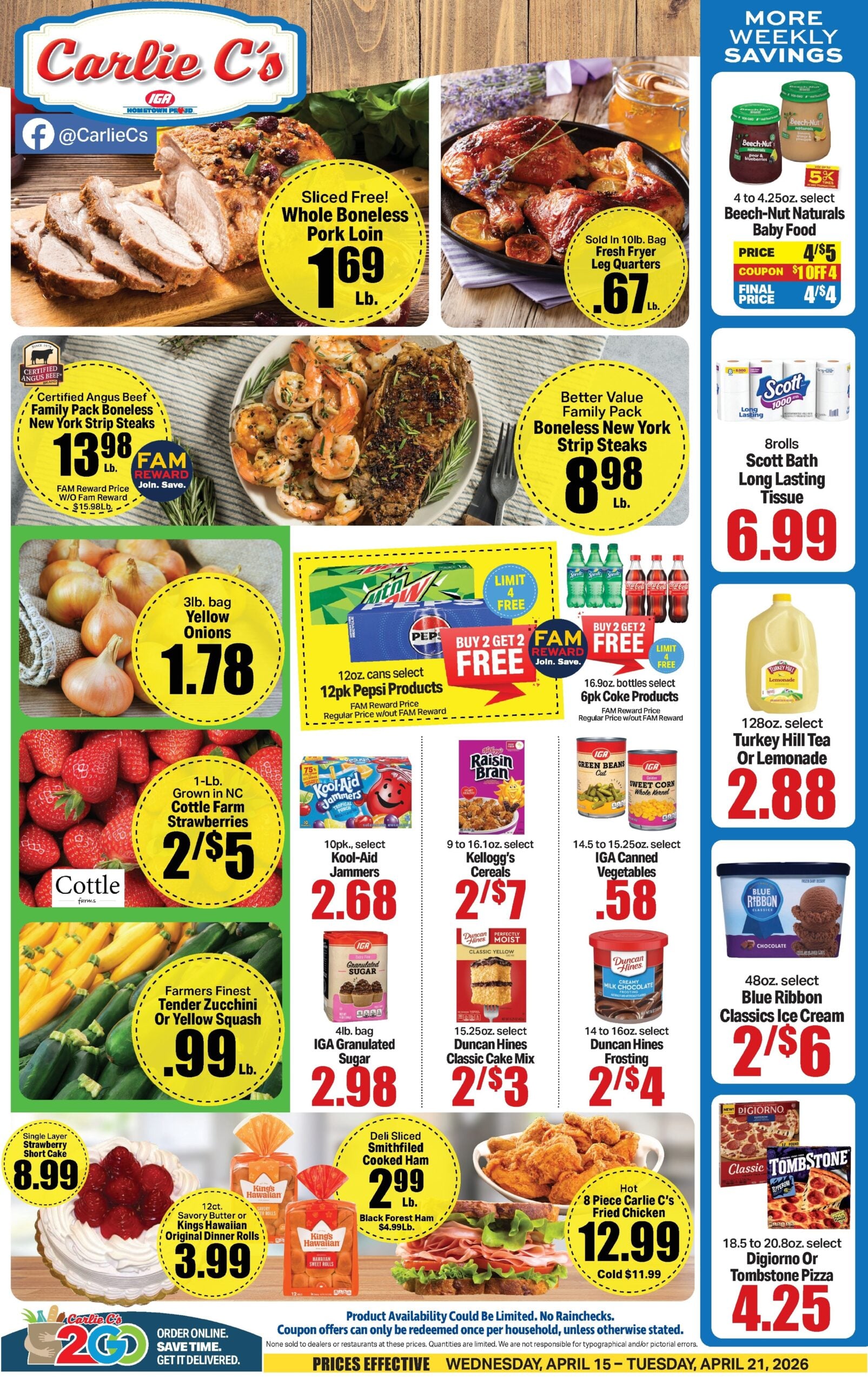 Carlie C’s Weekly Ad