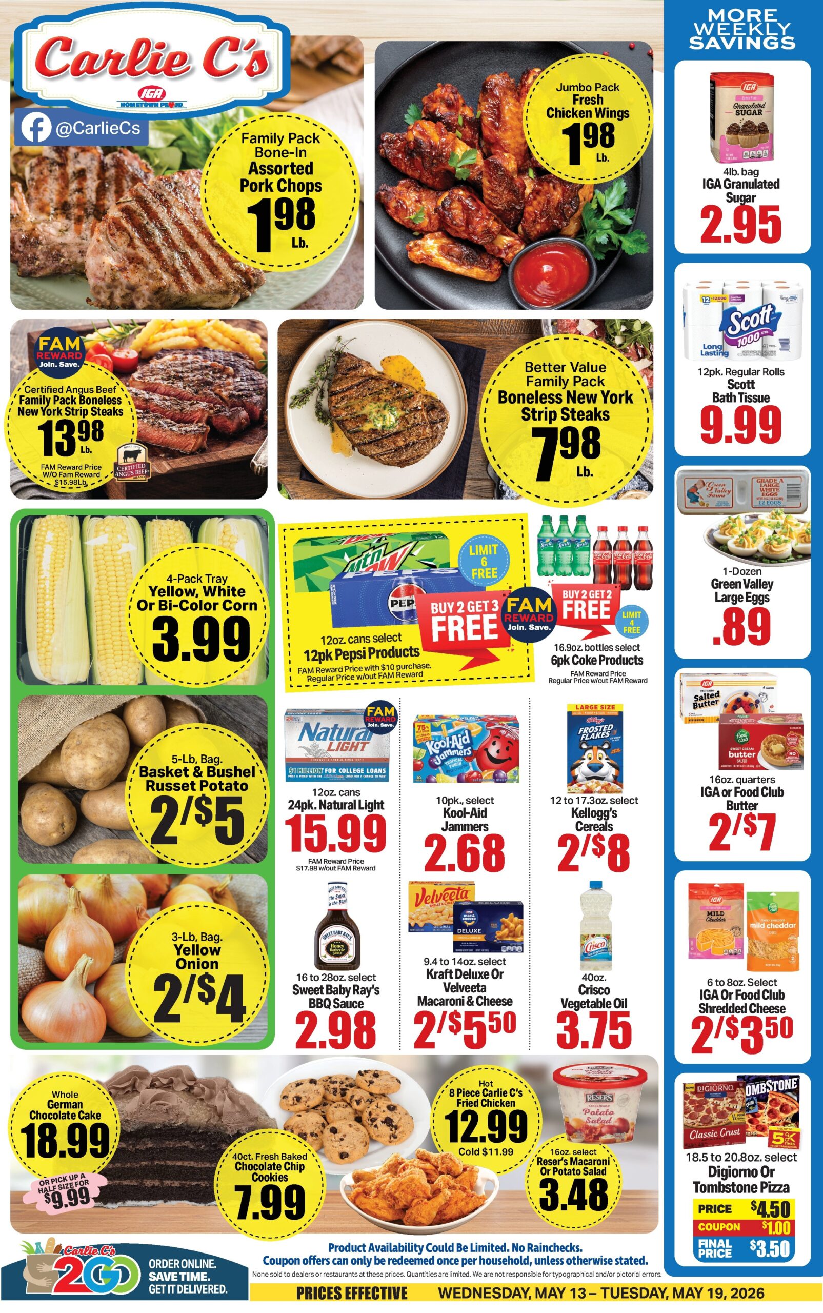 Carlie C’s Weekly Ad
