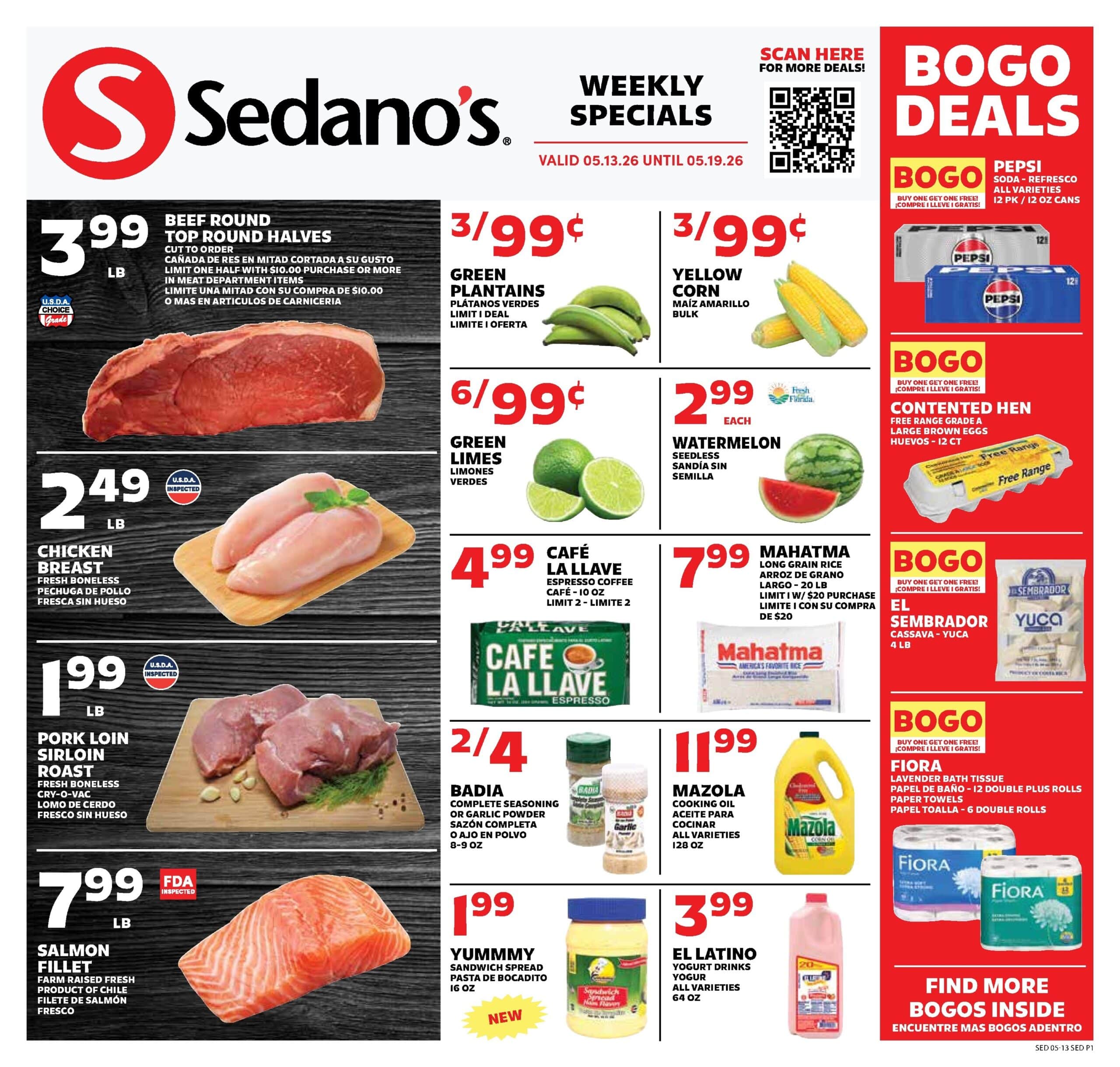 Sedano’s In Store Weekly Ad