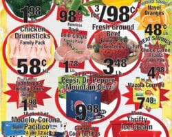 Cost Less Food Ad