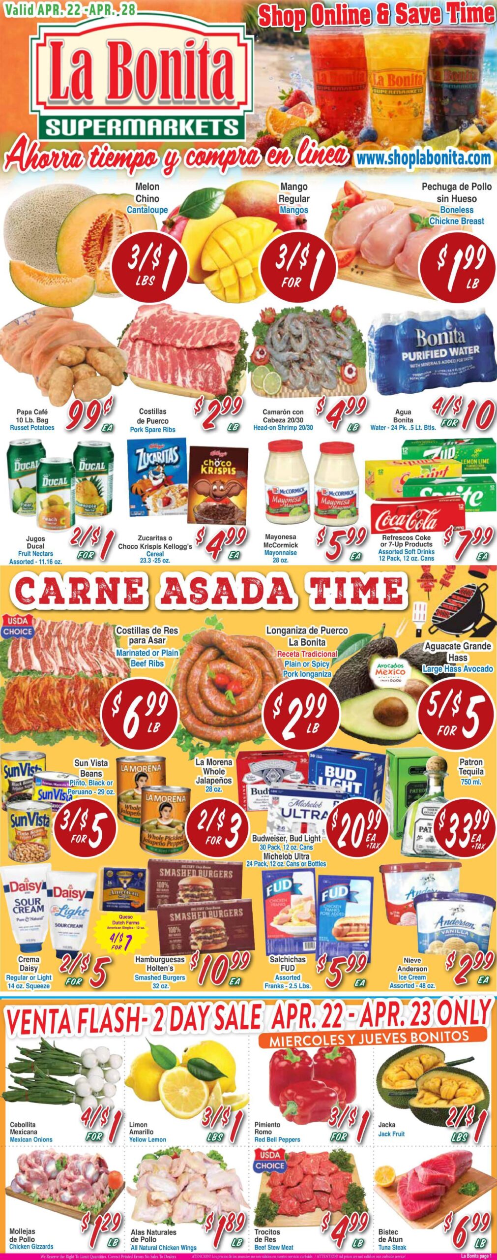 La Bonita Supermarkets Ad