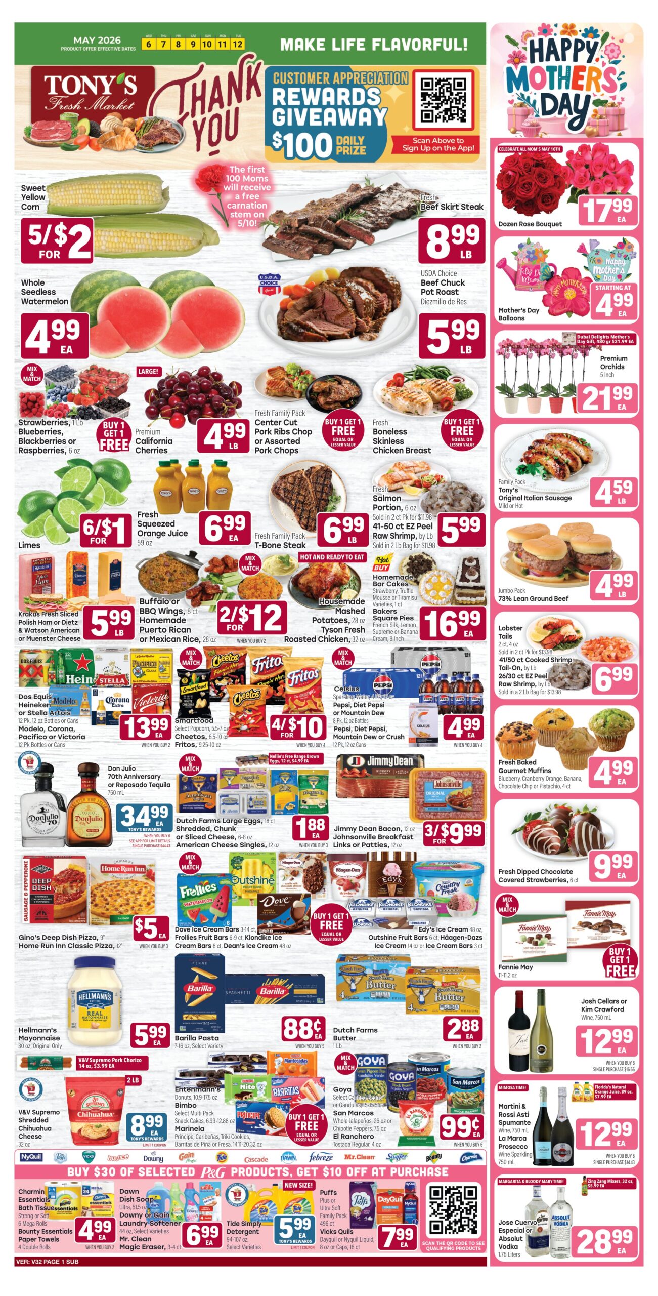 Tony’s In-Store Weekly Ad