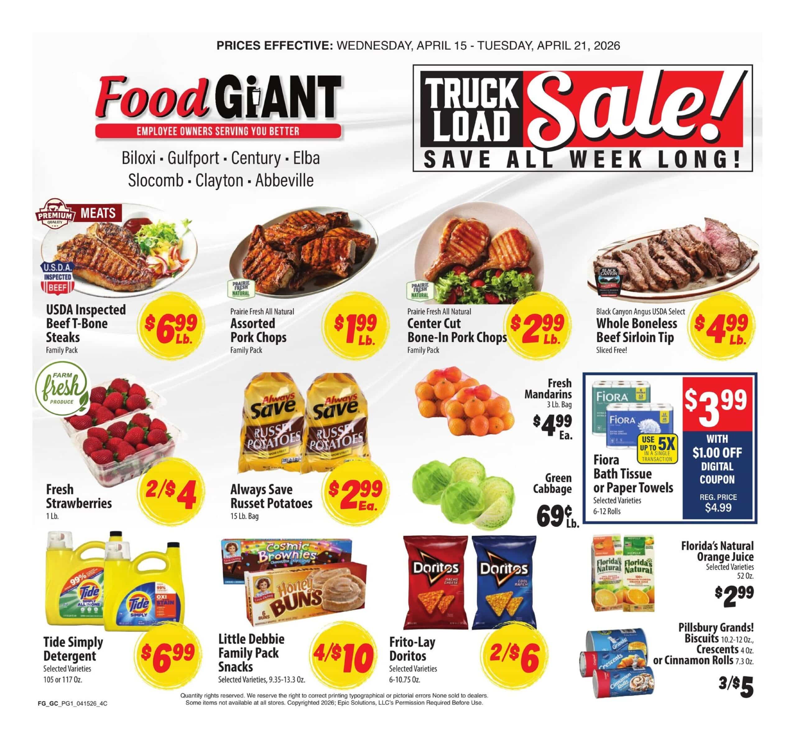 Food Giant In-Store Weekly Ad