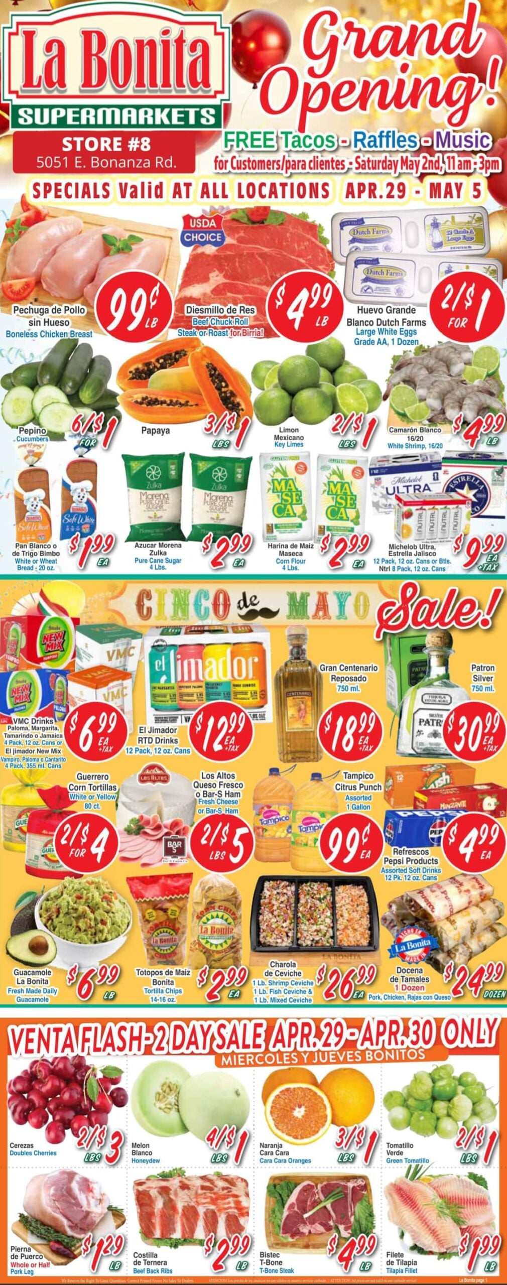 La Bonita Weekly Ad
