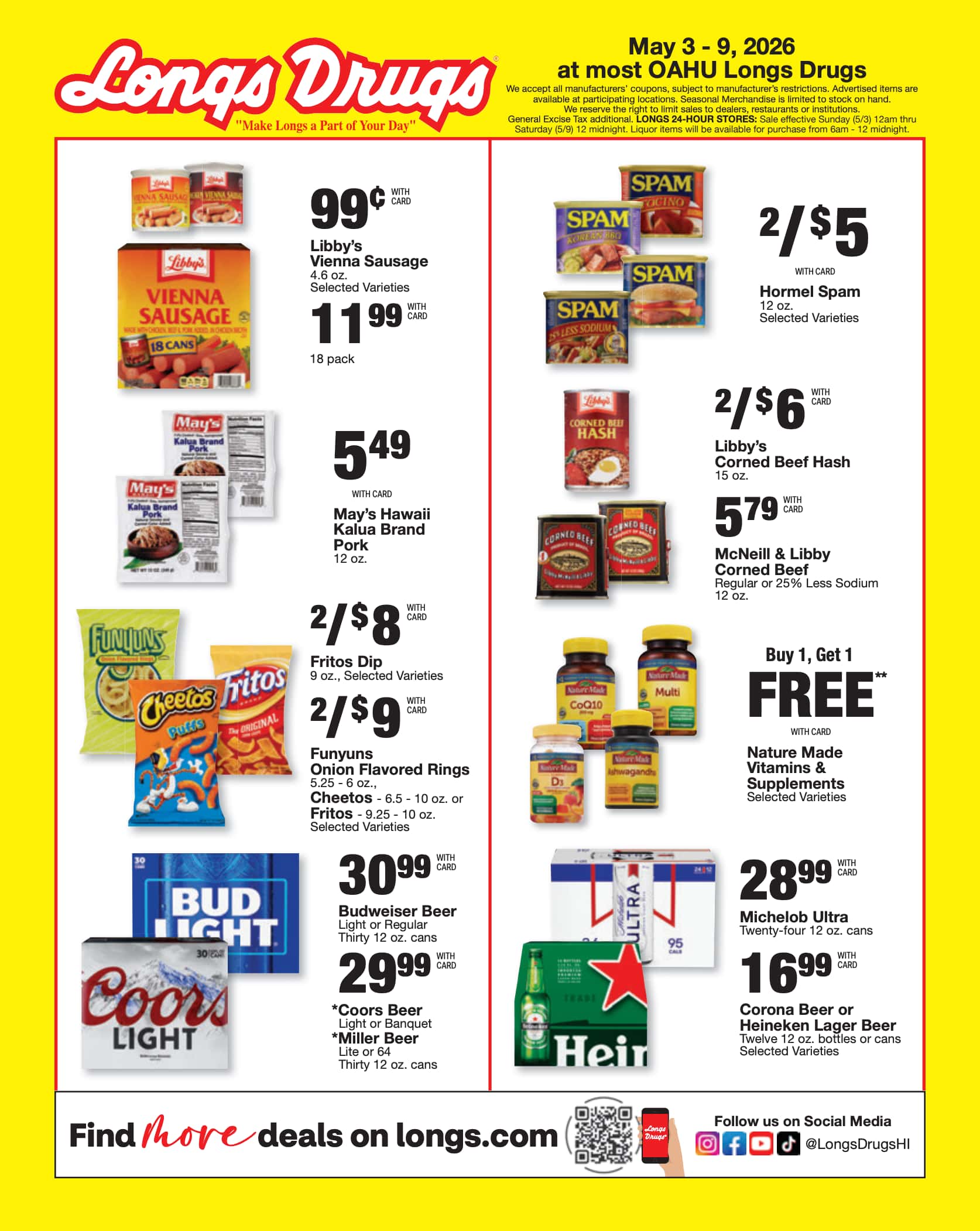 Longs Weekly Ad