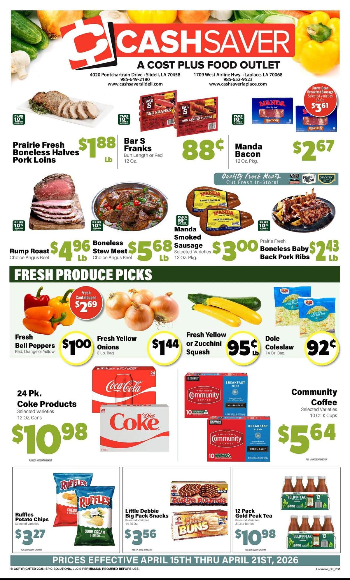 Cash Saver Weekly Ad