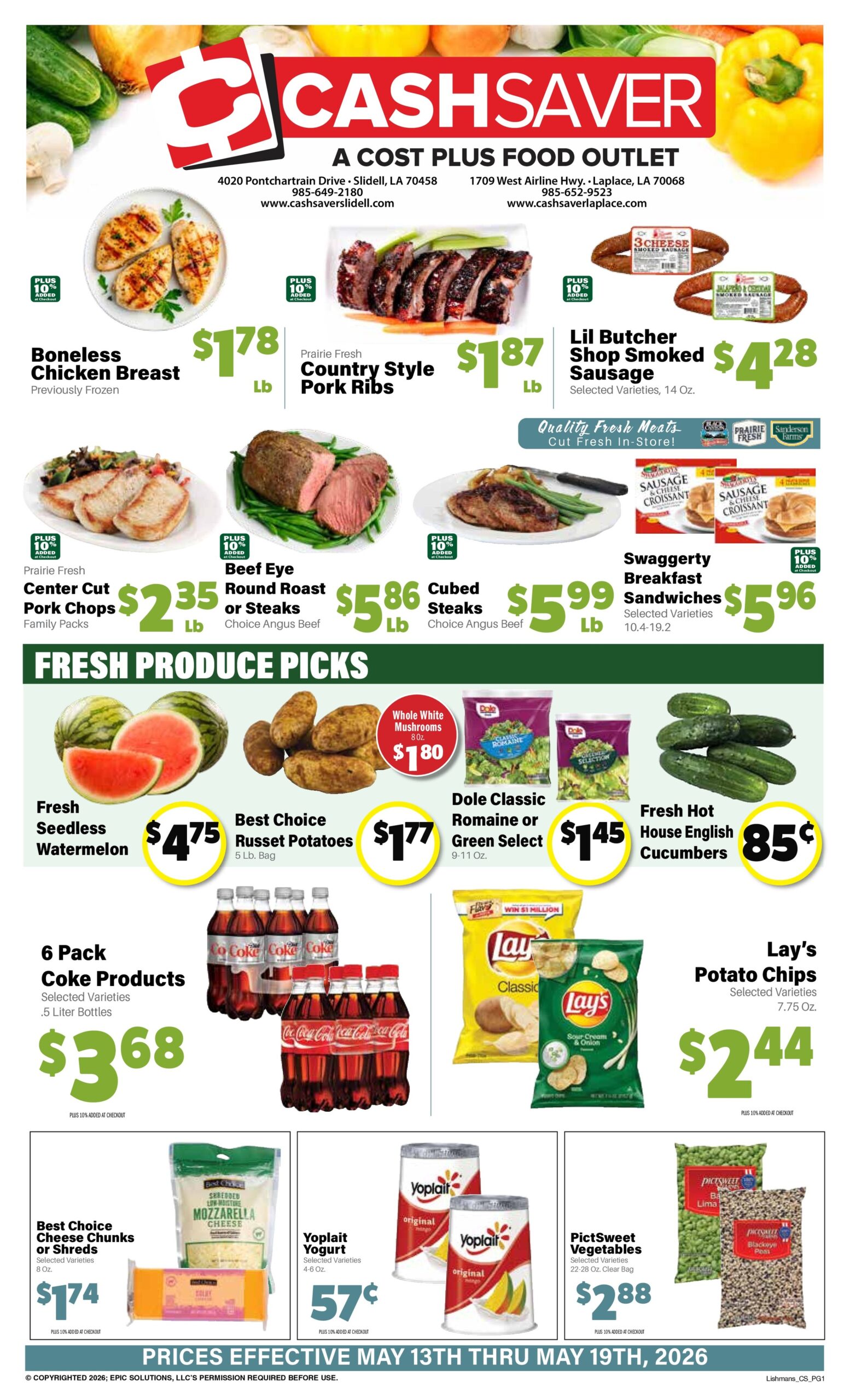 Cash Saver Weekly Ad