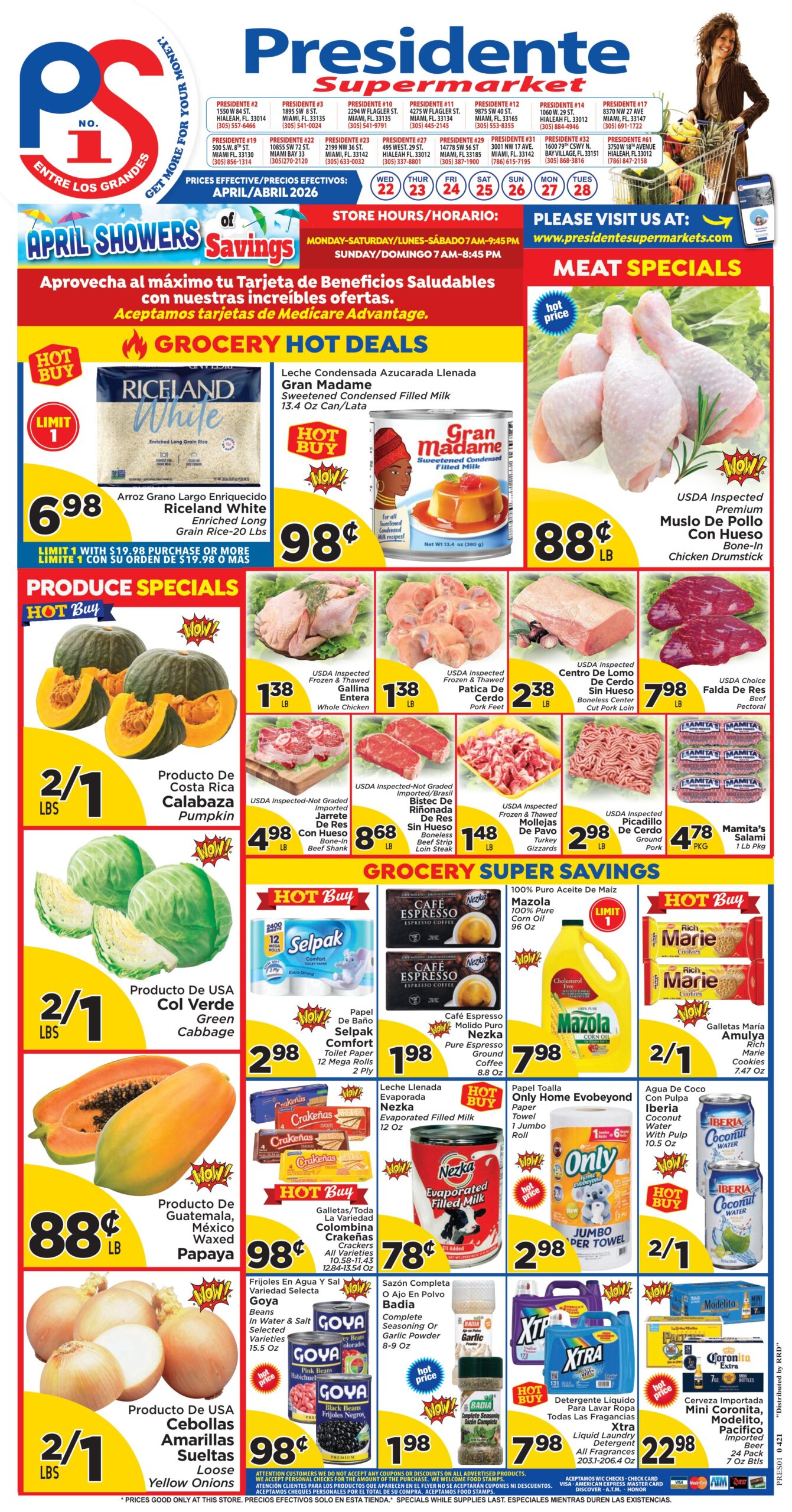 Presidente Supermarket Weekly Ad