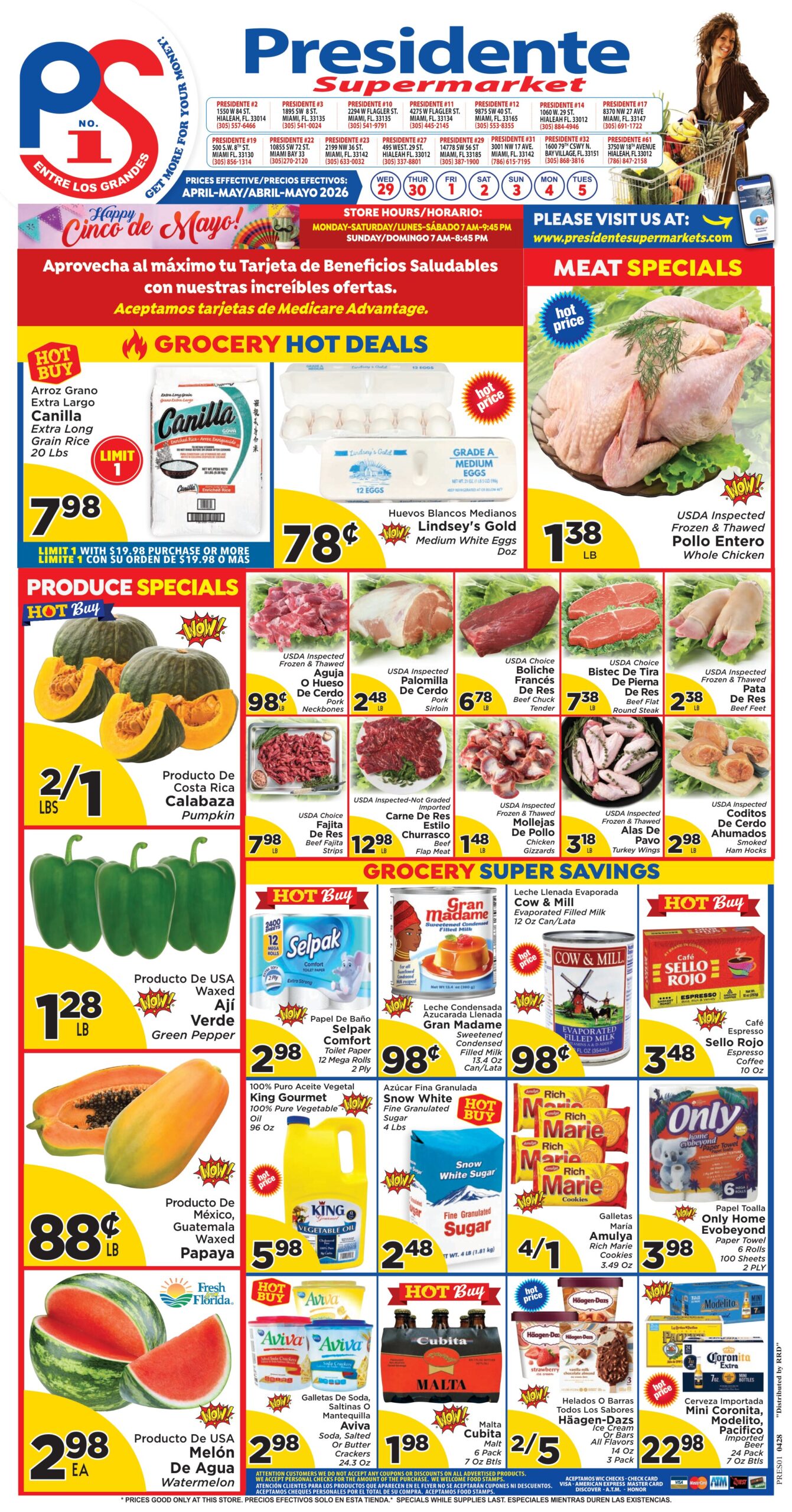 Presidente Supermarket Ad