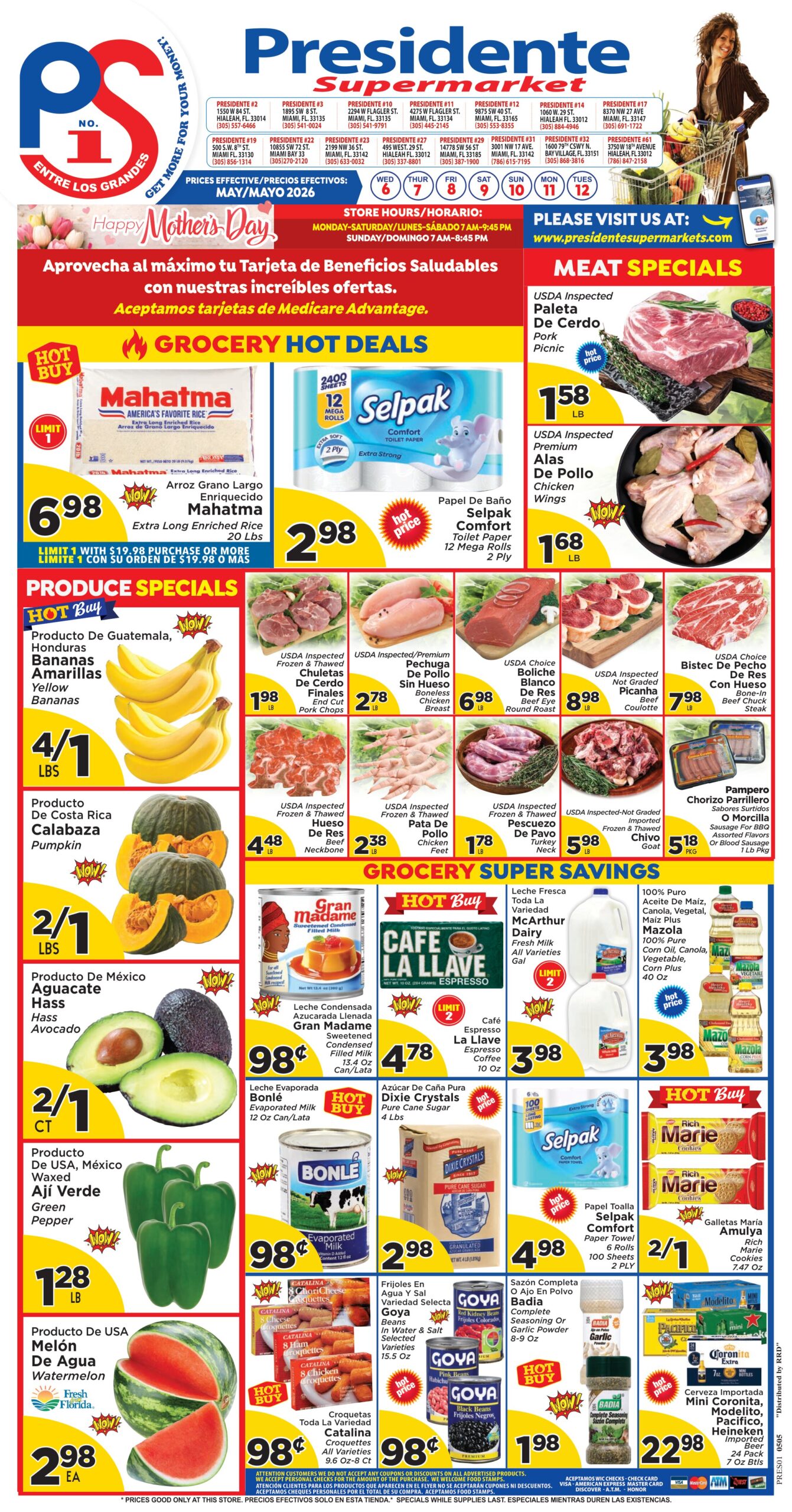Presidente Supermarket Weekly Ad