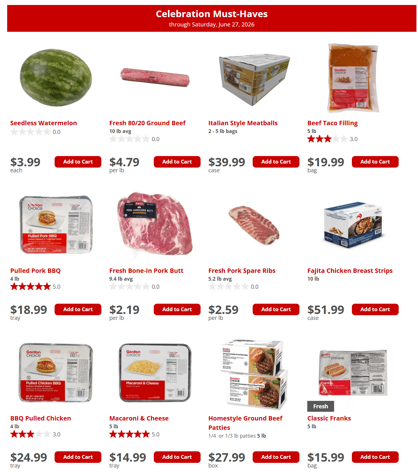 Gordon Food Service Ad