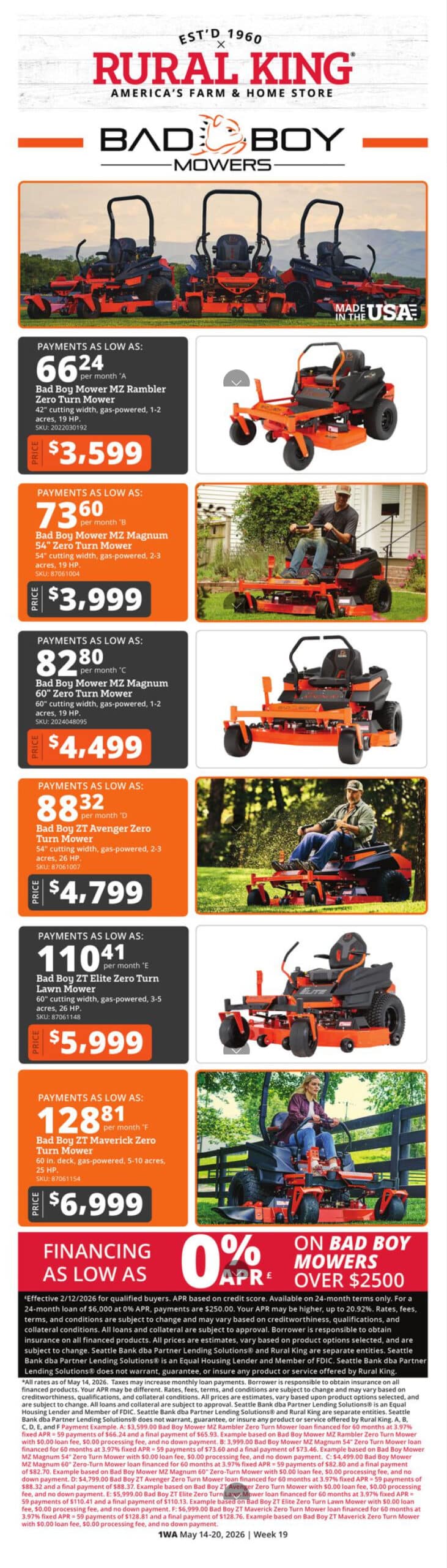 Rural King Weekly Ad