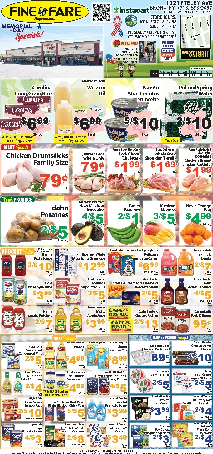 Fine Fare Weekly Circular