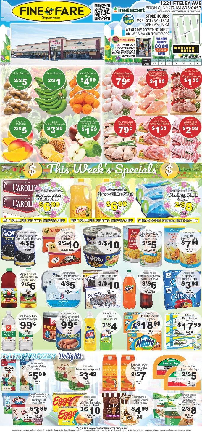 Fine Fare Weekly Circular