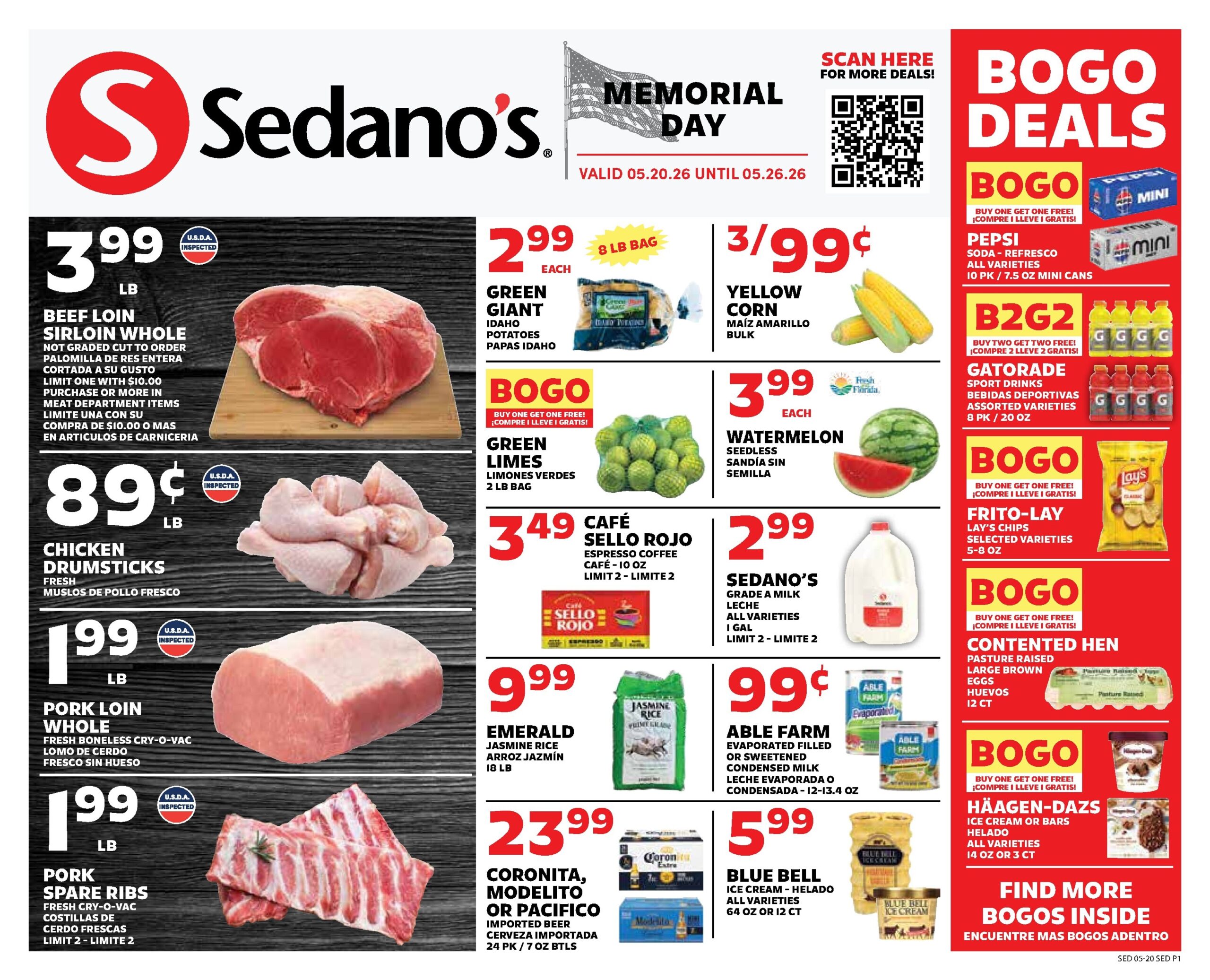 Sedano’s Weekly Ad Deals May 20 – May 26, 2026