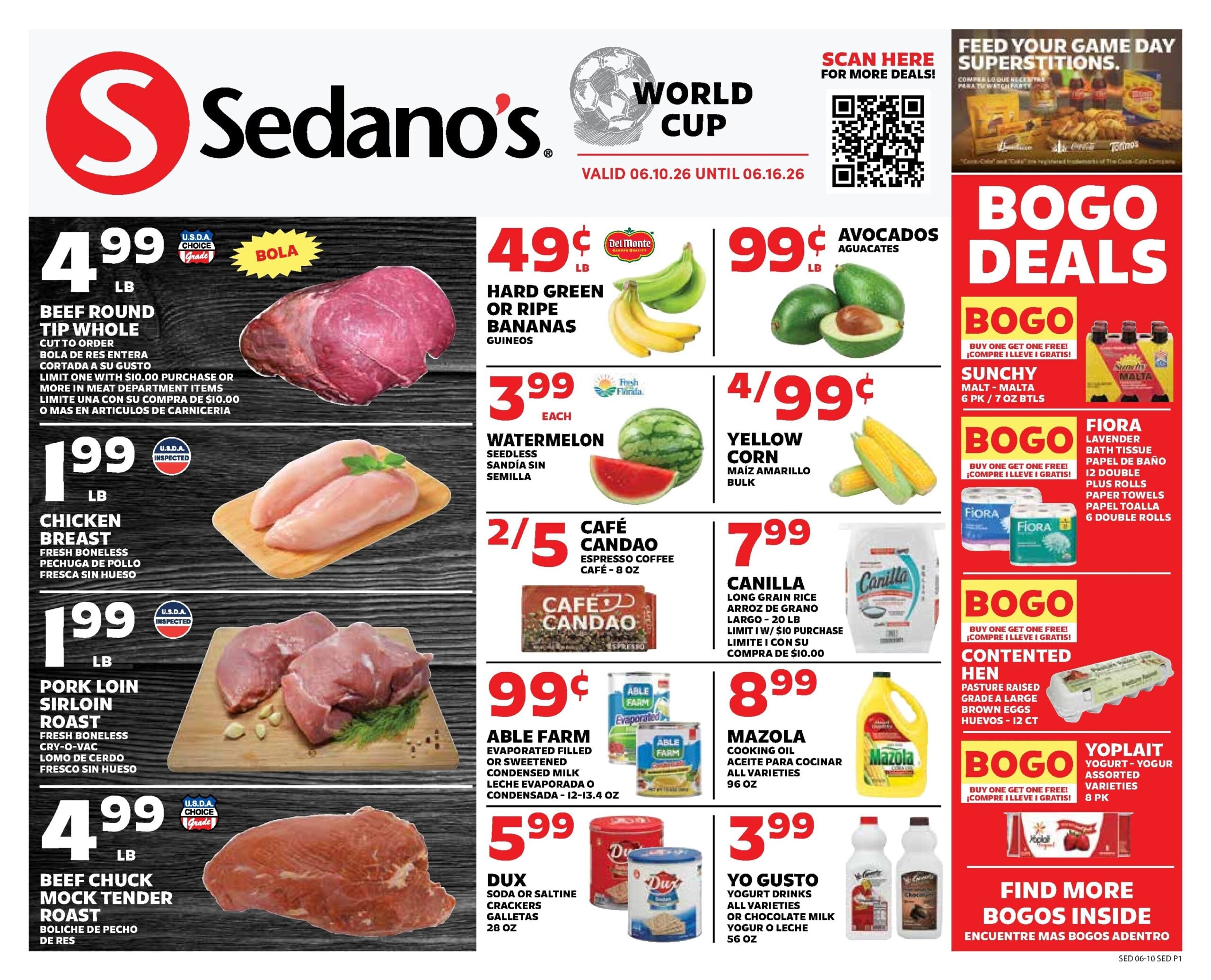 Sedano’s In Store Weekly Ad