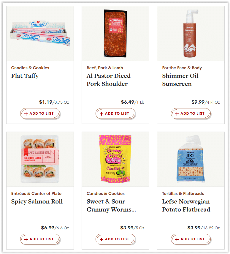 Trader Joe's Weekly Ad