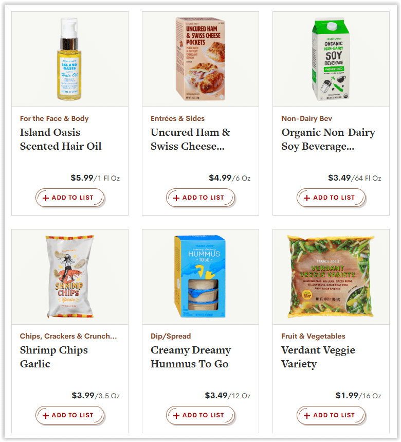 Trader Joe's Weekly Ad