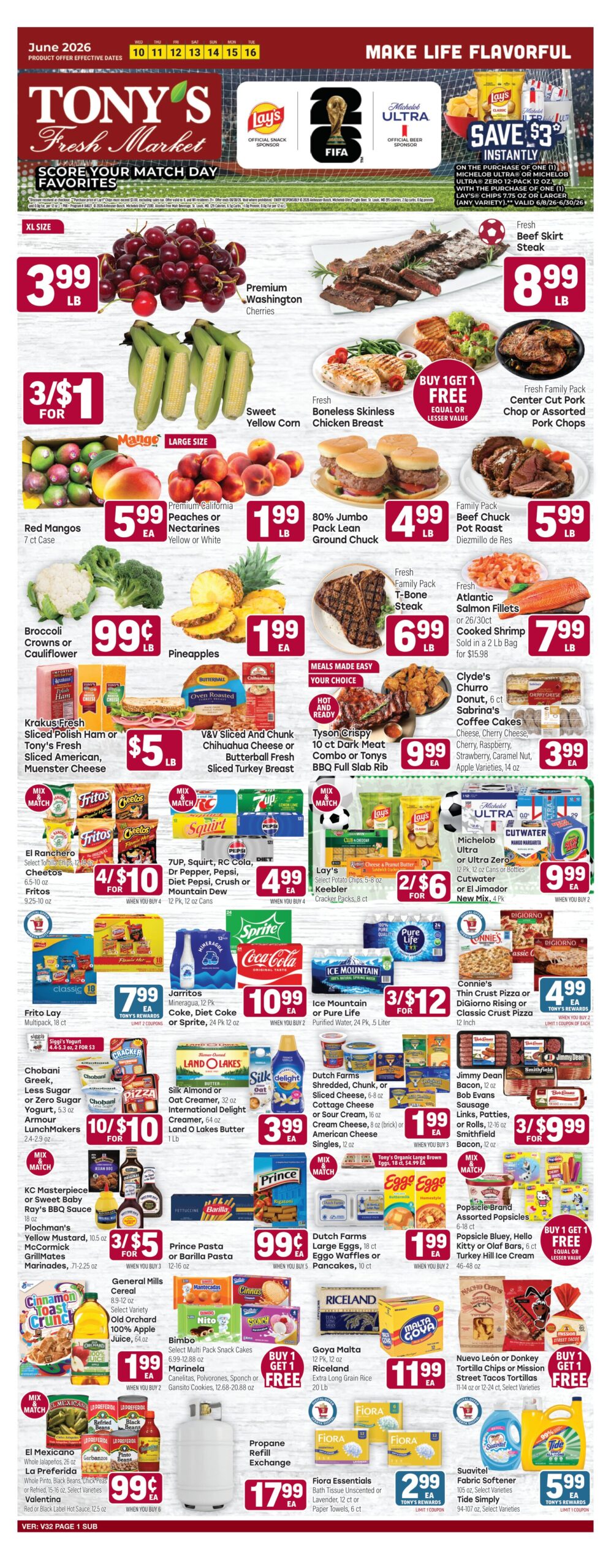 Tony’s Weekly Ad