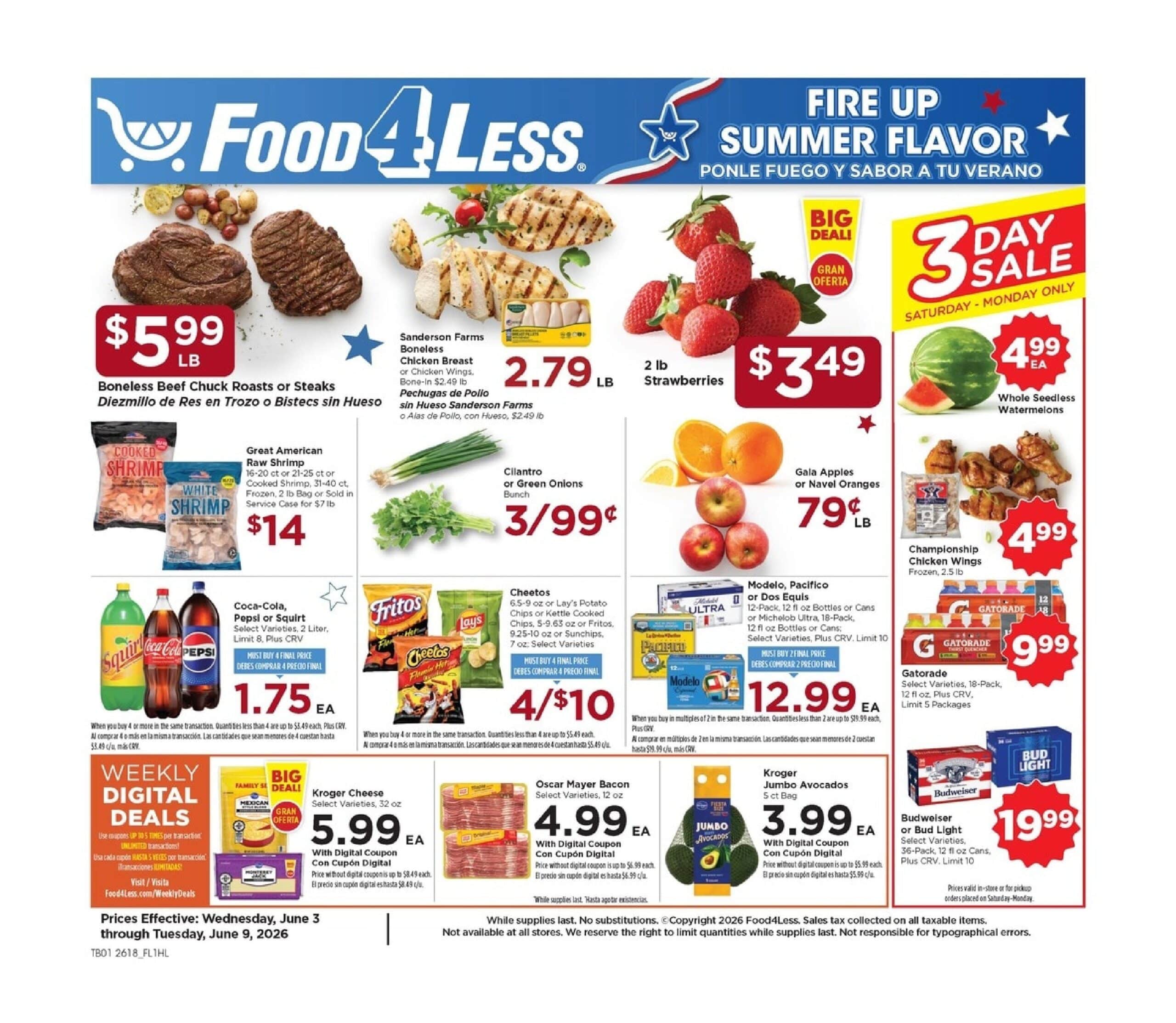 Food 4 Less In-Store Weekly Ad