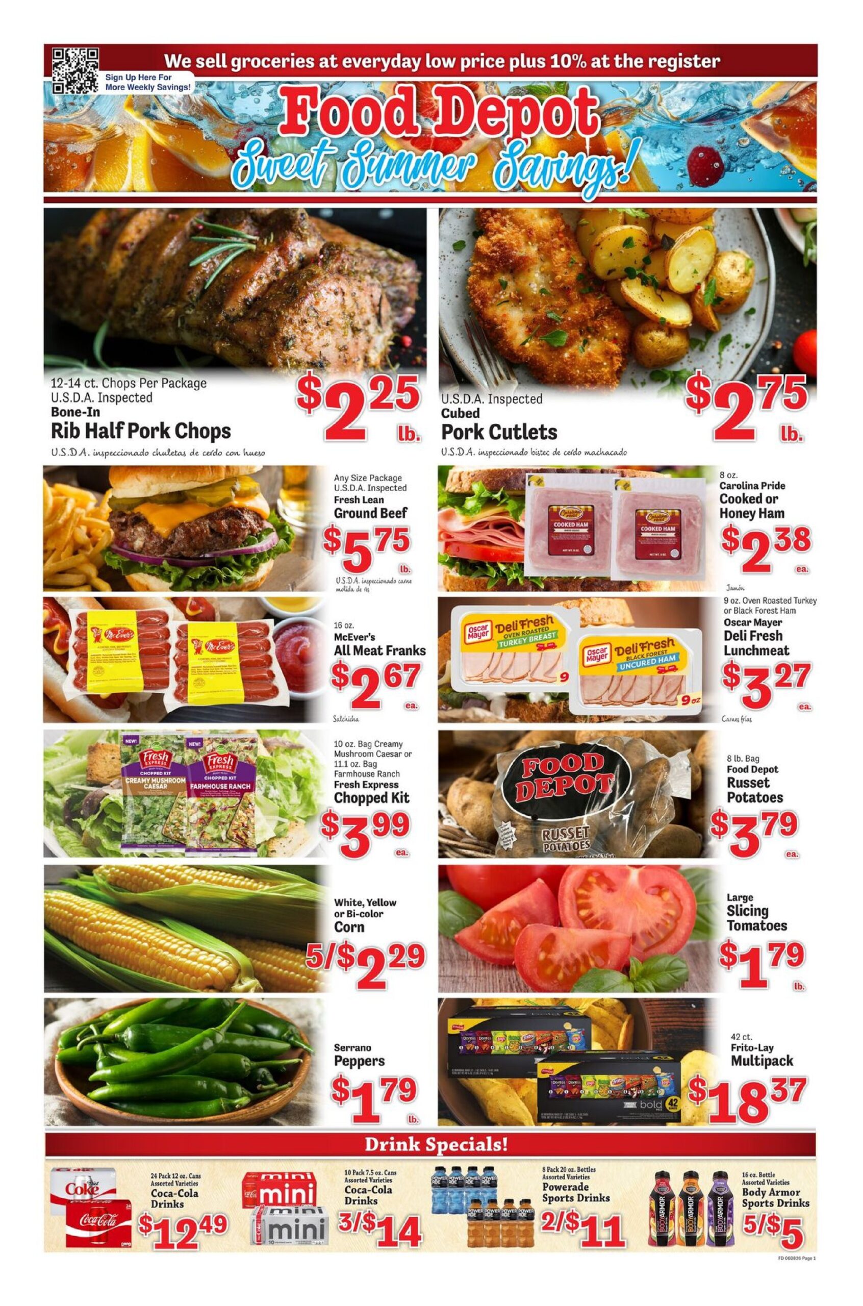 Food Depot Ad