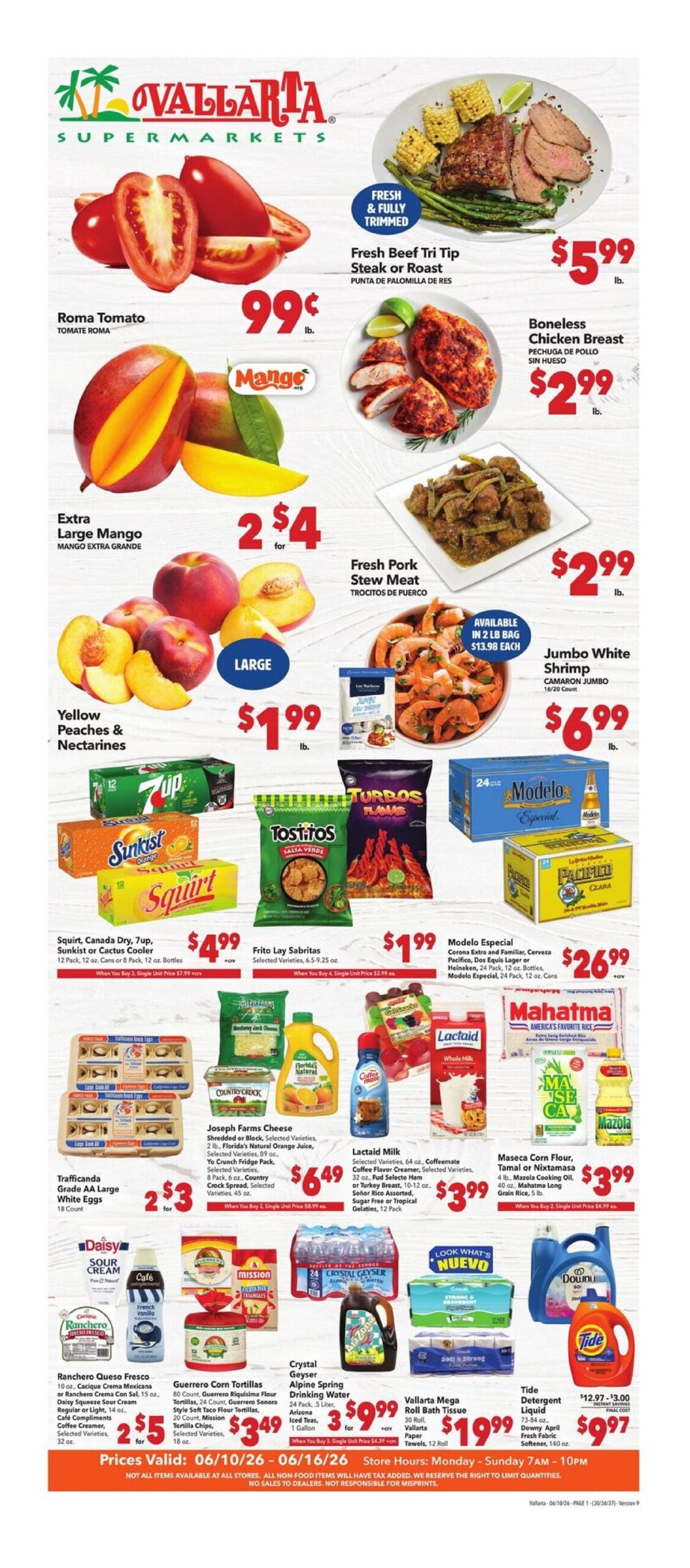 Vallarta In-Store Weekly Ad