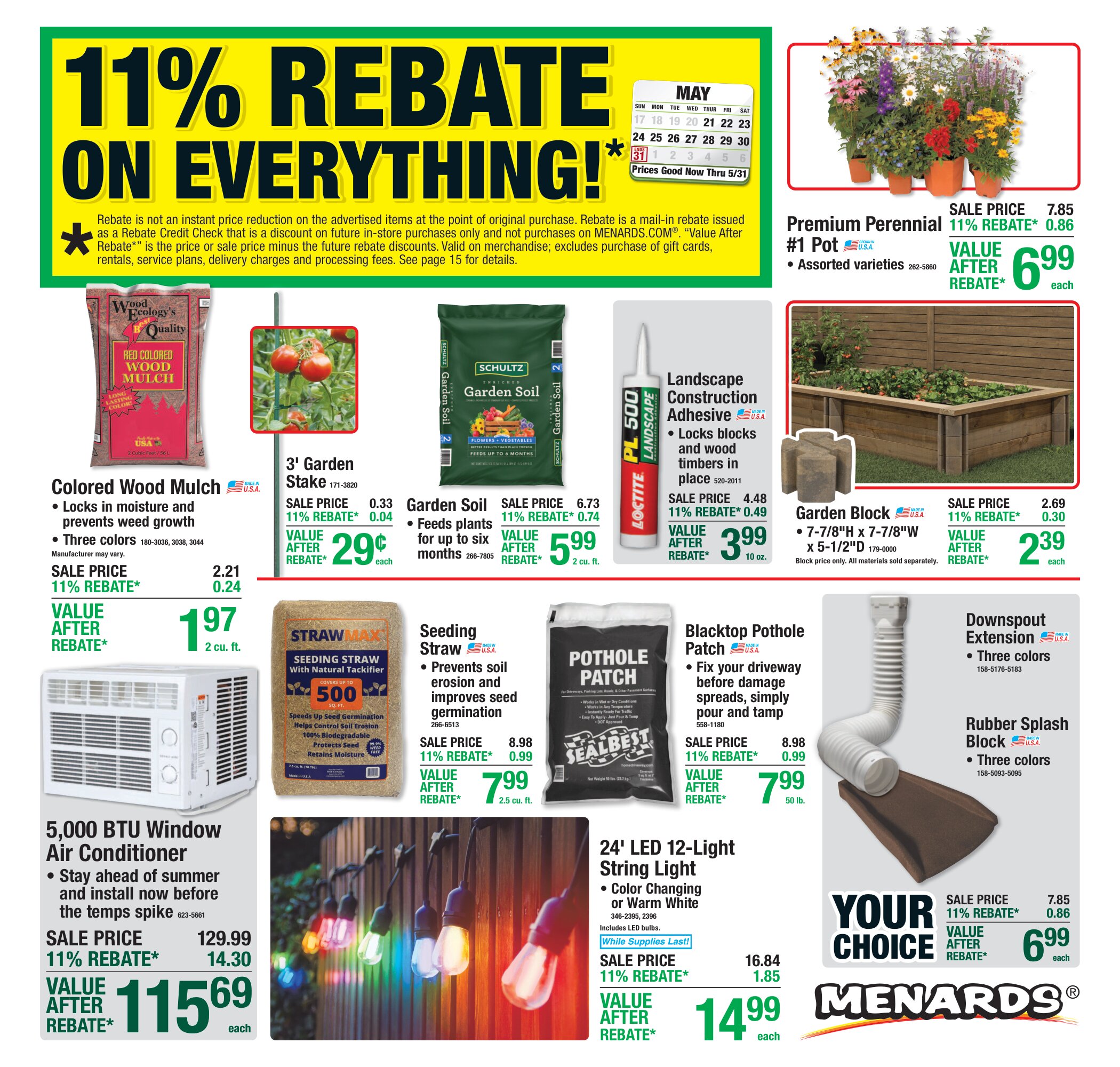 Menards Weekly Ad