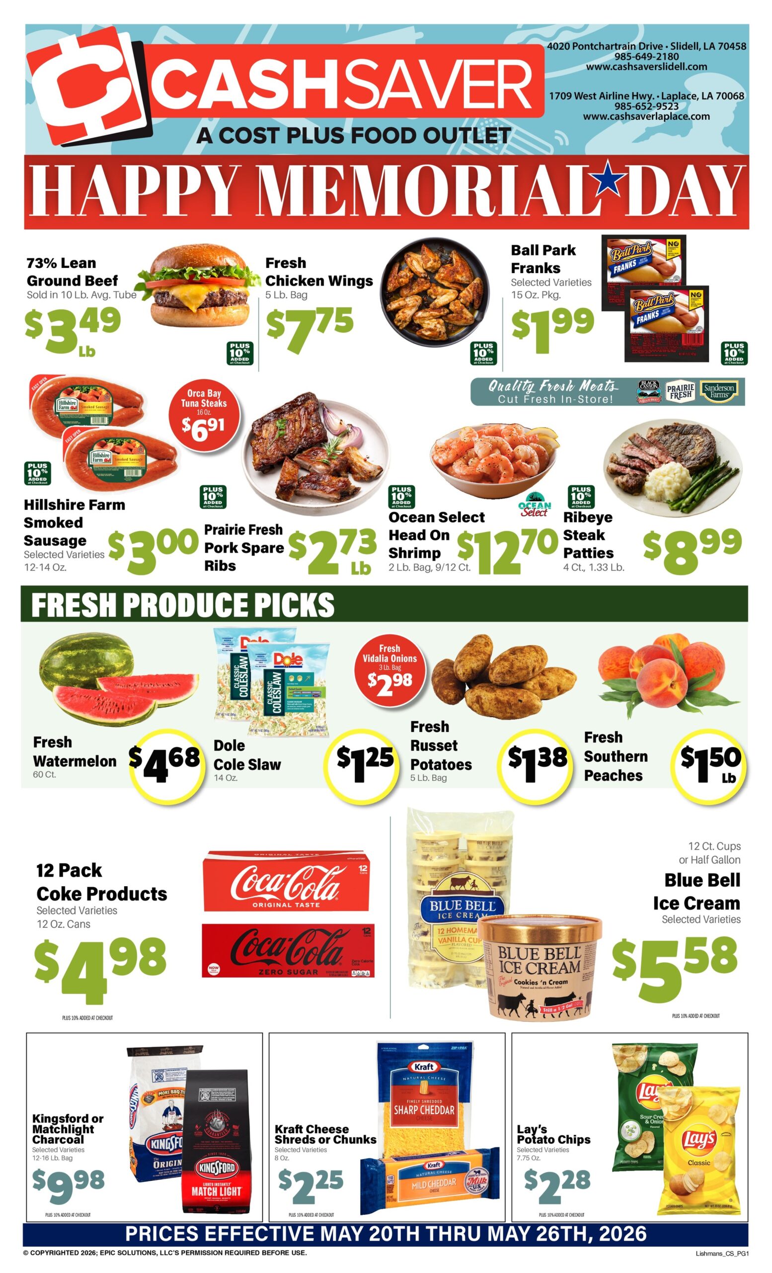 Cash Saver In-Store Weekly Ad