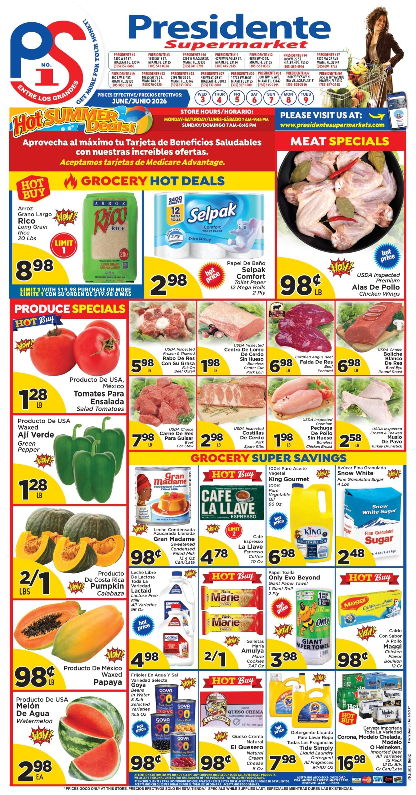 Presidente Supermarket Weekly Ad