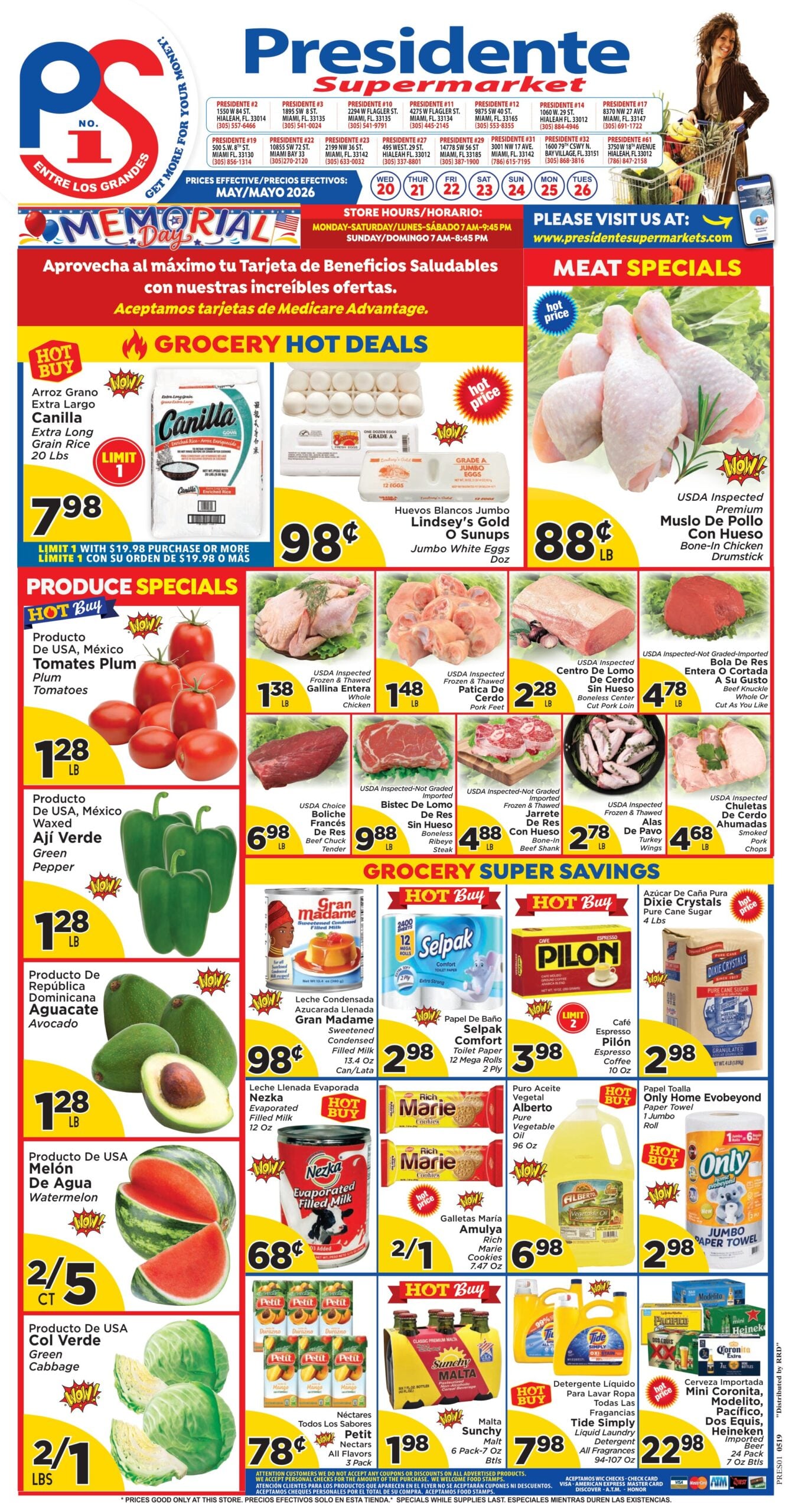 Presidente Supermarket Weekly Ad